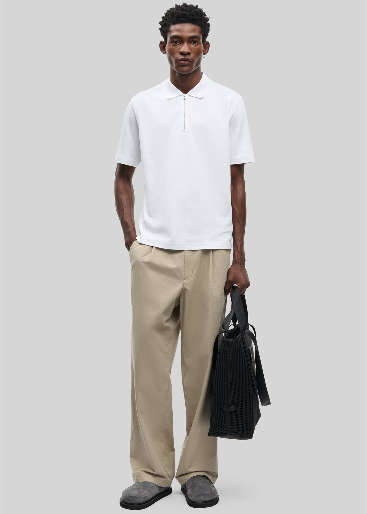 Samsøe Samsøe Savalentin Trousers - Aluminium – view 1 of 6
