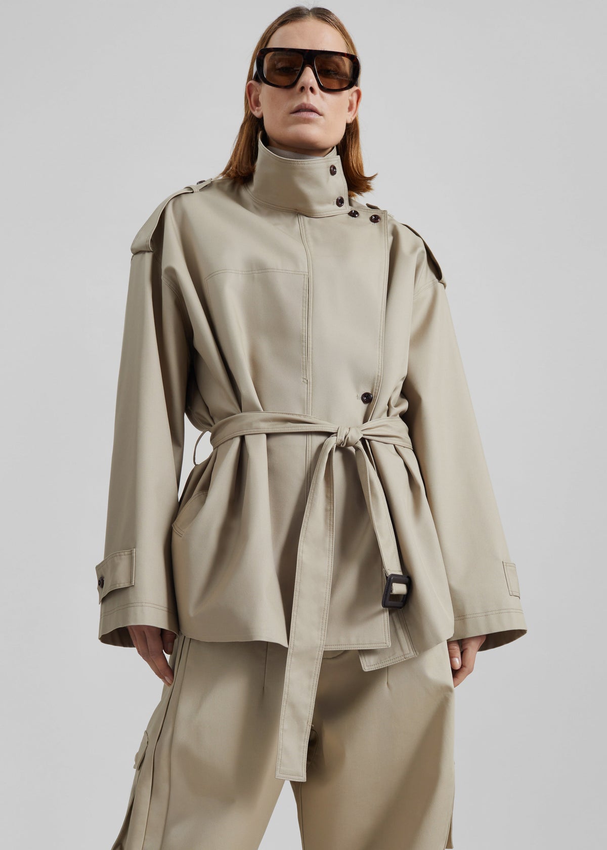 Schagen Short Trench - Beige β view 1 of 1