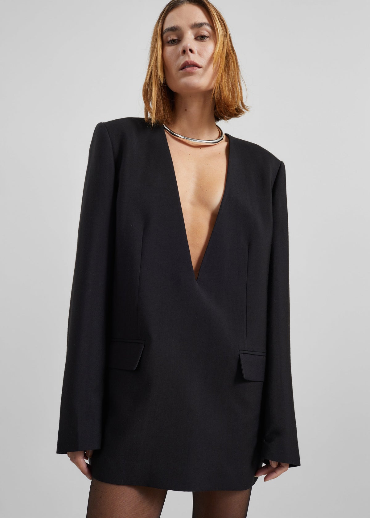 Serra Blazer Dress - Black β view 5 of 8