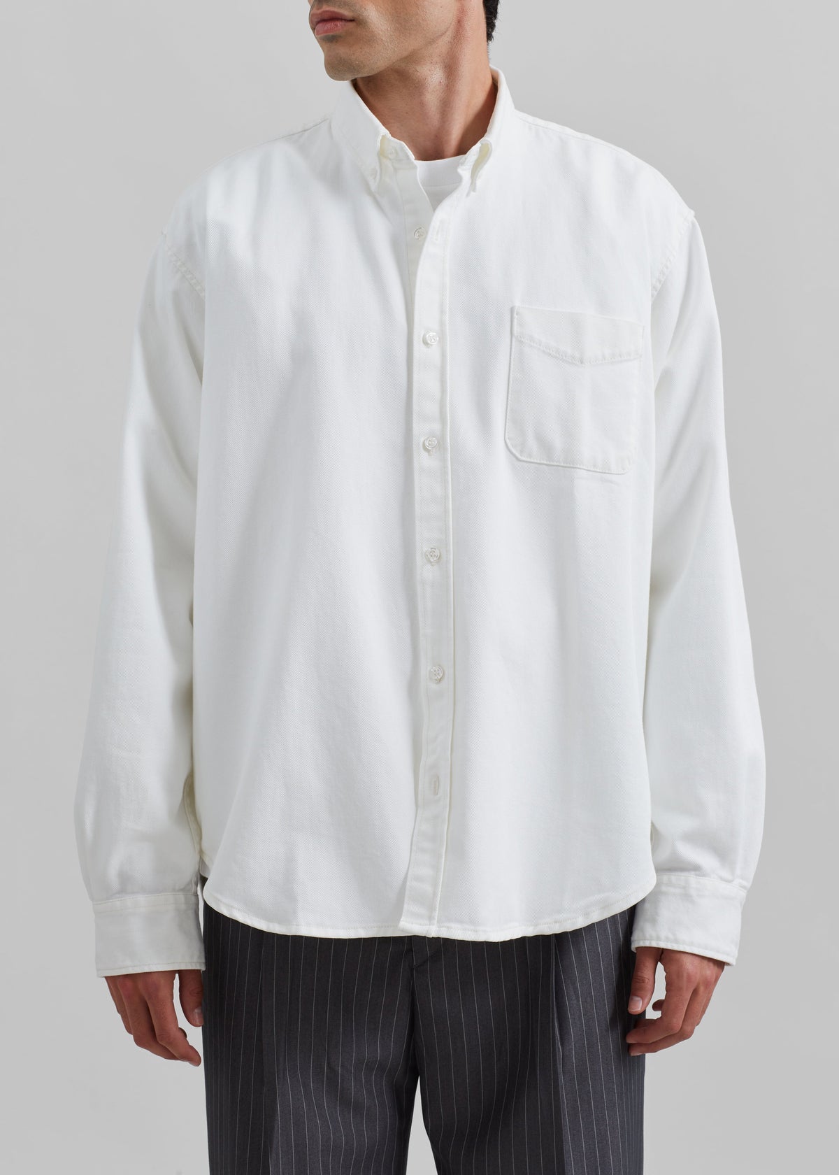 Sinclair Denim Shirt - Off White β view 3 of 7
