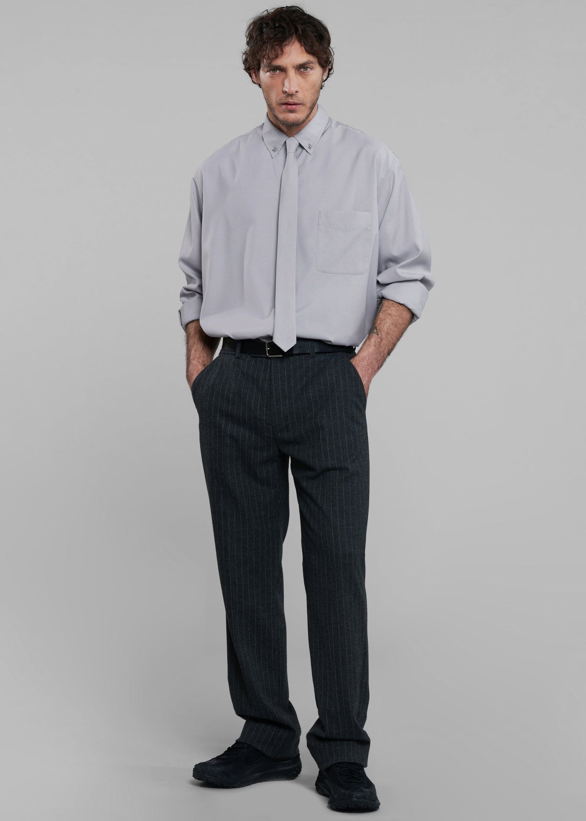 Sinclair Oxford Shirt - Grey β view 1 of 11