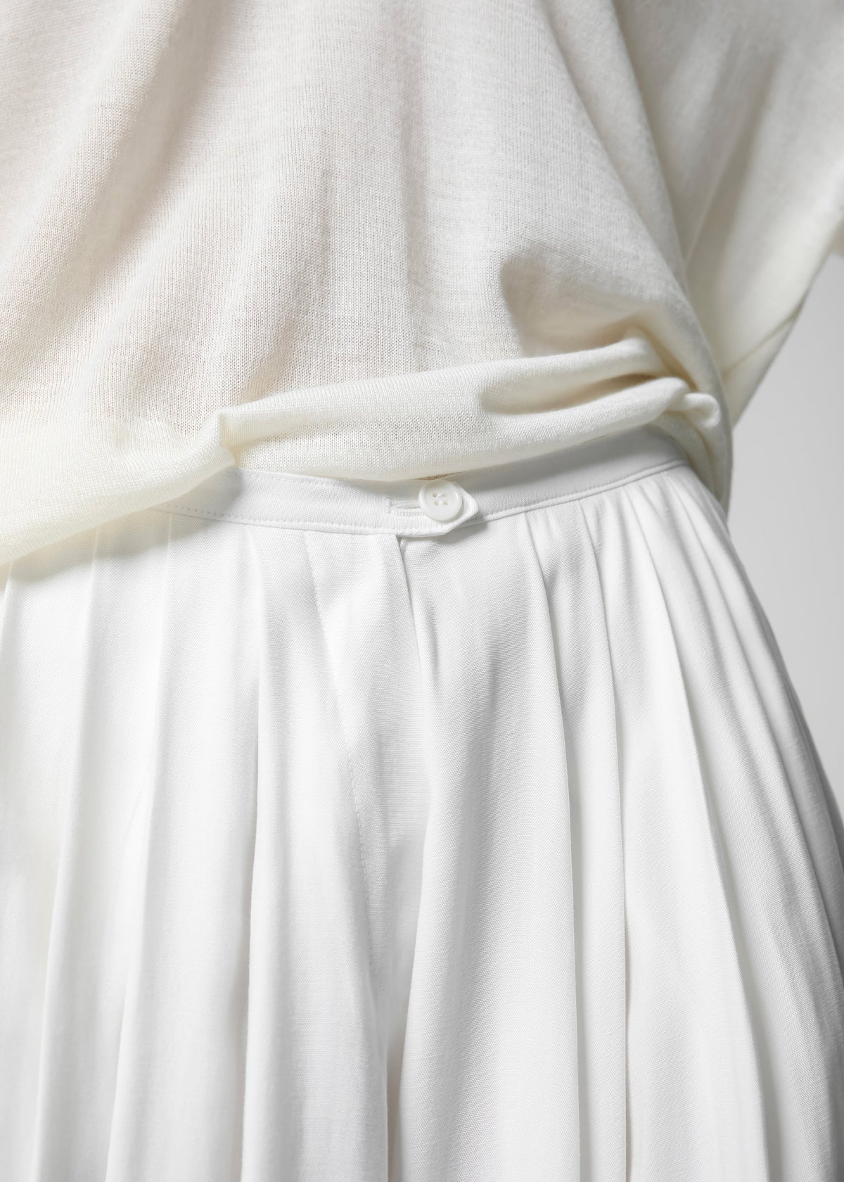 Sloane Wide Leg Trousers - White β view 4 of 22