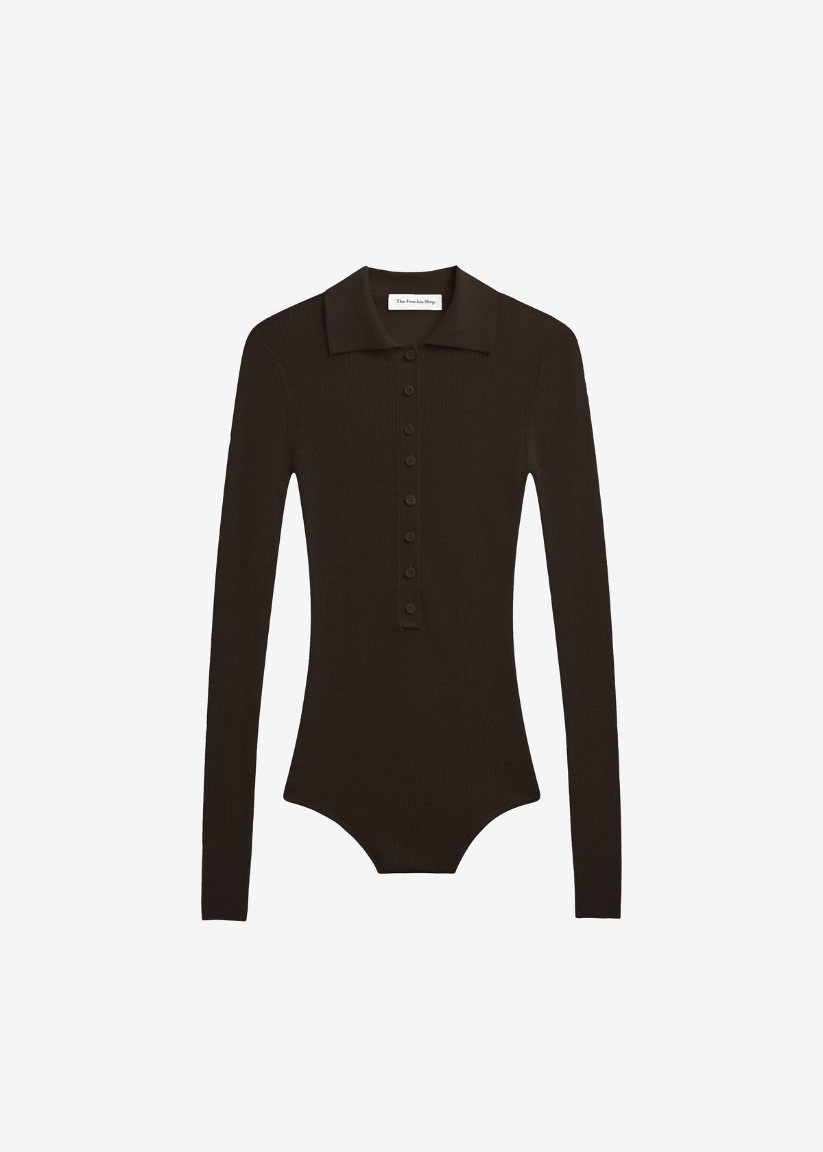 Solana Polo Bodysuit - Brown β view 9 of 9