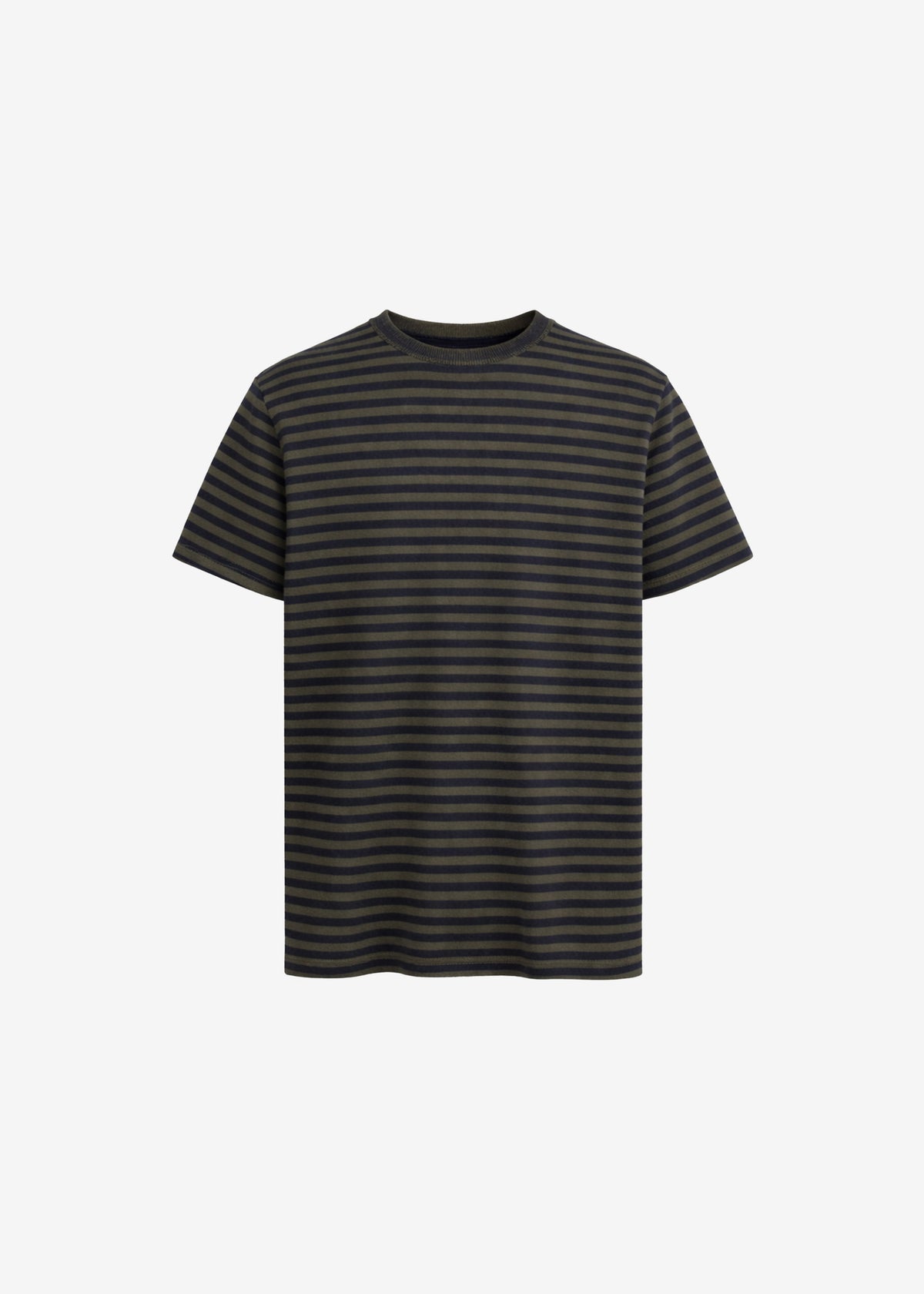 Stanmore Knit T-Shirt - Green/Blue Stripe β view 7 of 7