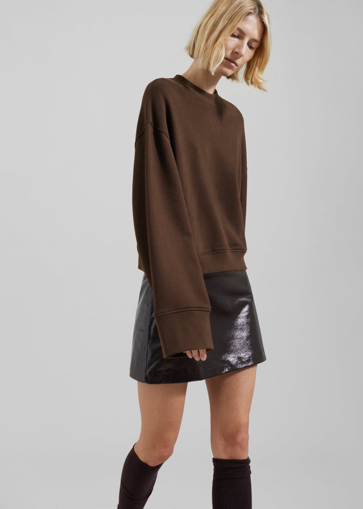 Talia Sweatshirt - Brown – view 10 of 13