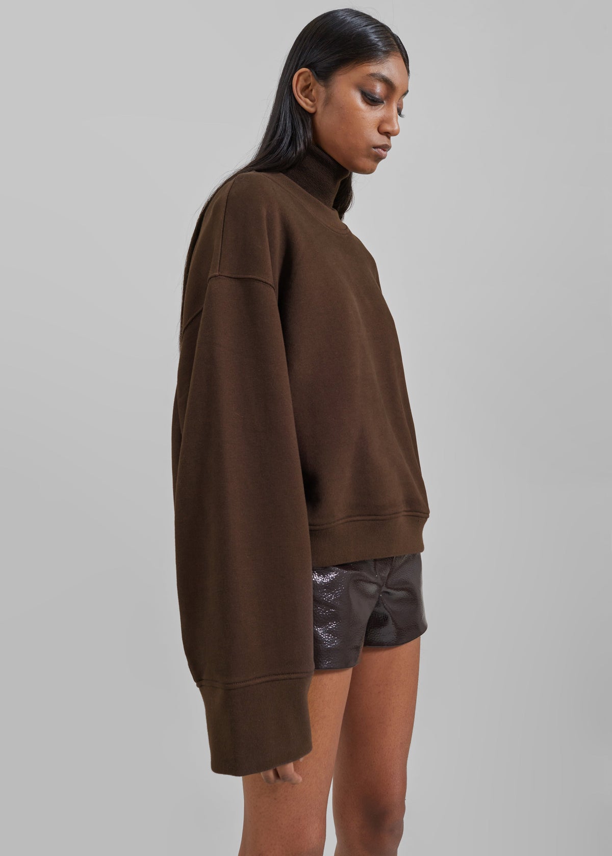 Talia Sweatshirt - Brown – view 11 of 13