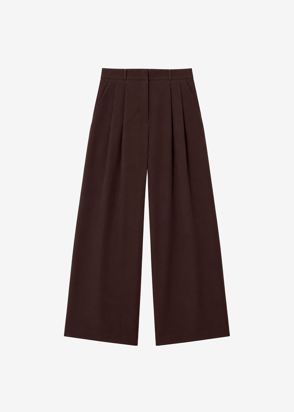 Taormina Pleated Trousers - Chocolate β view 8 of 8