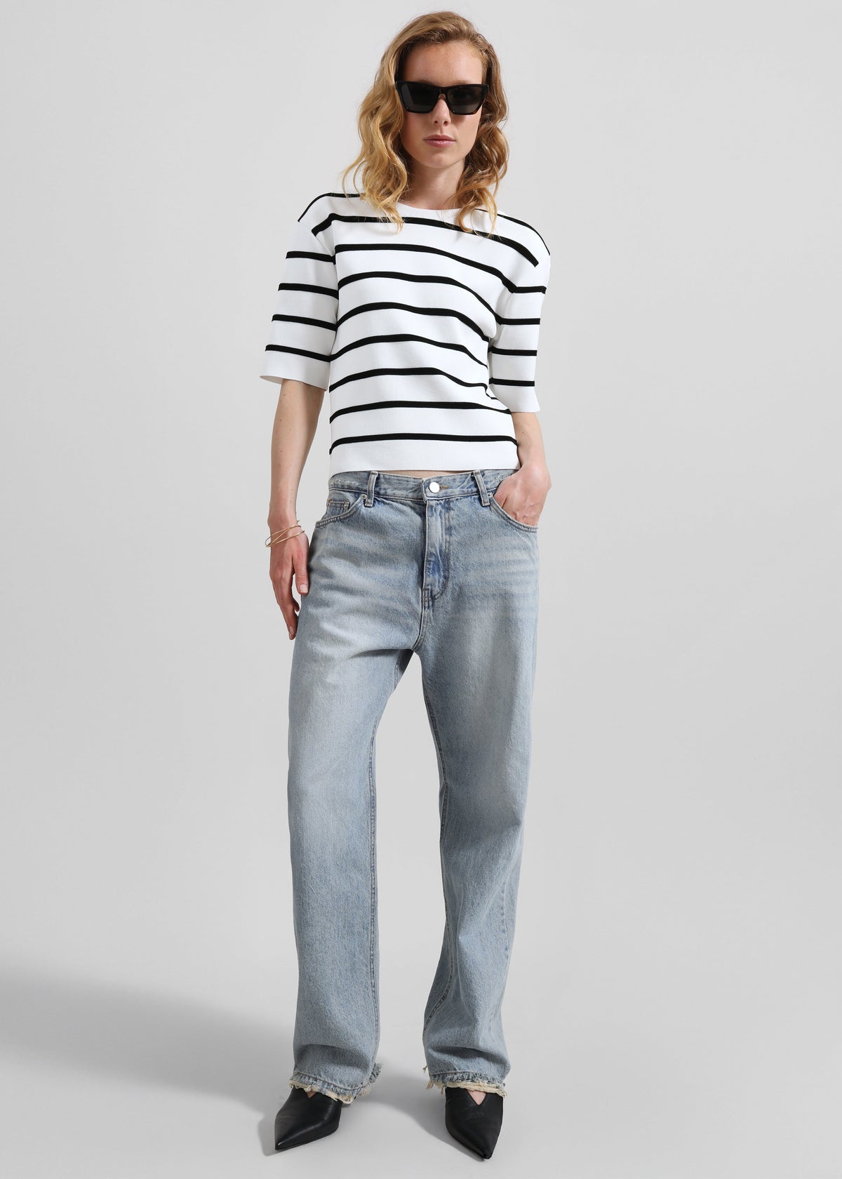 Tarmi Straight Leg Jeans - Light Wash β view 7 of 9