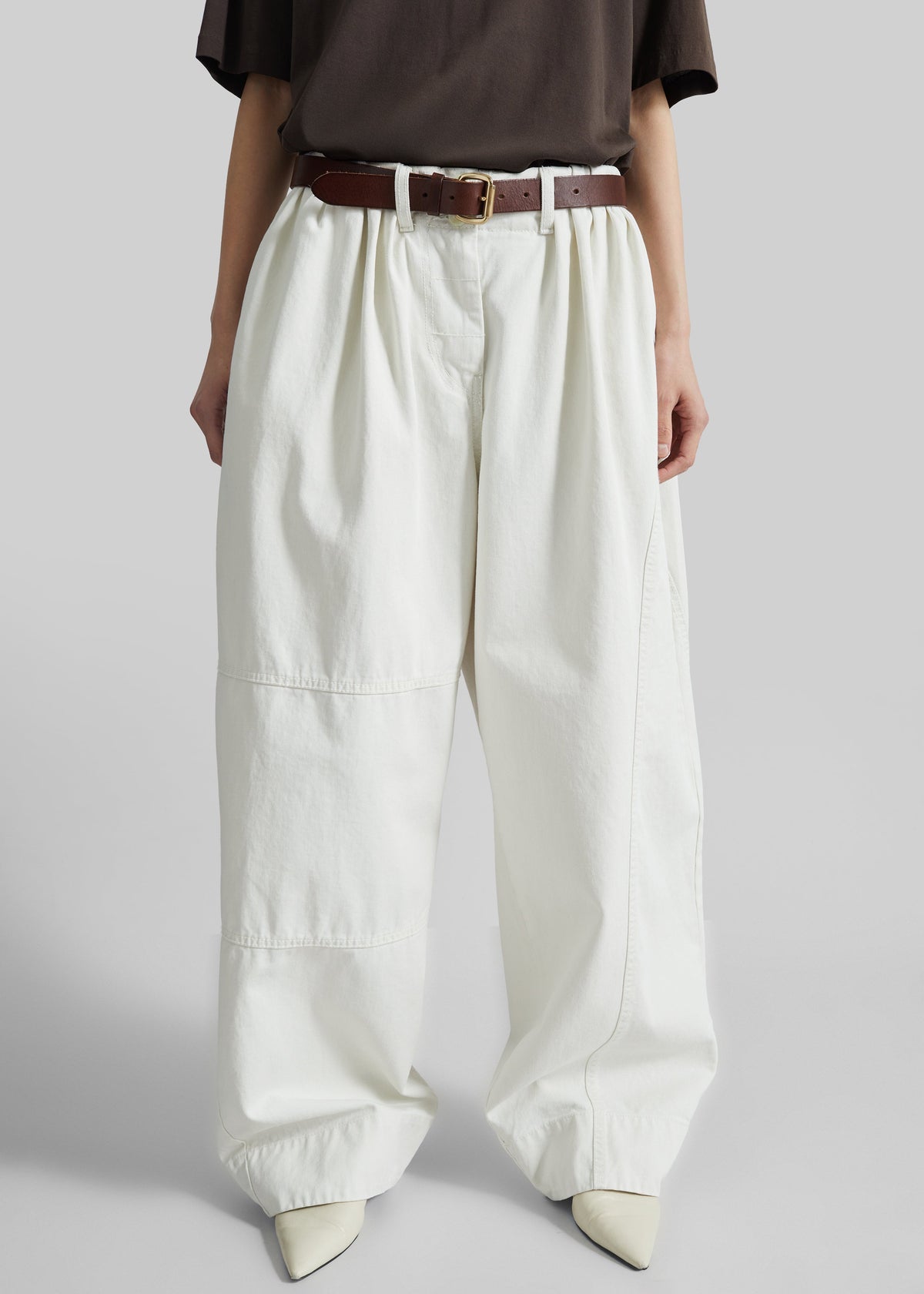 Teano Curved Pants - Off White β view 8 of 11