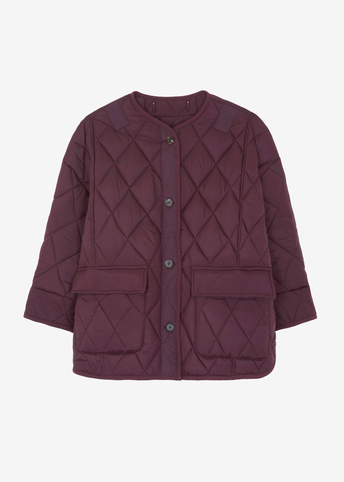 Teddy Quilted Jacket - Burgundy β view 10 of 10