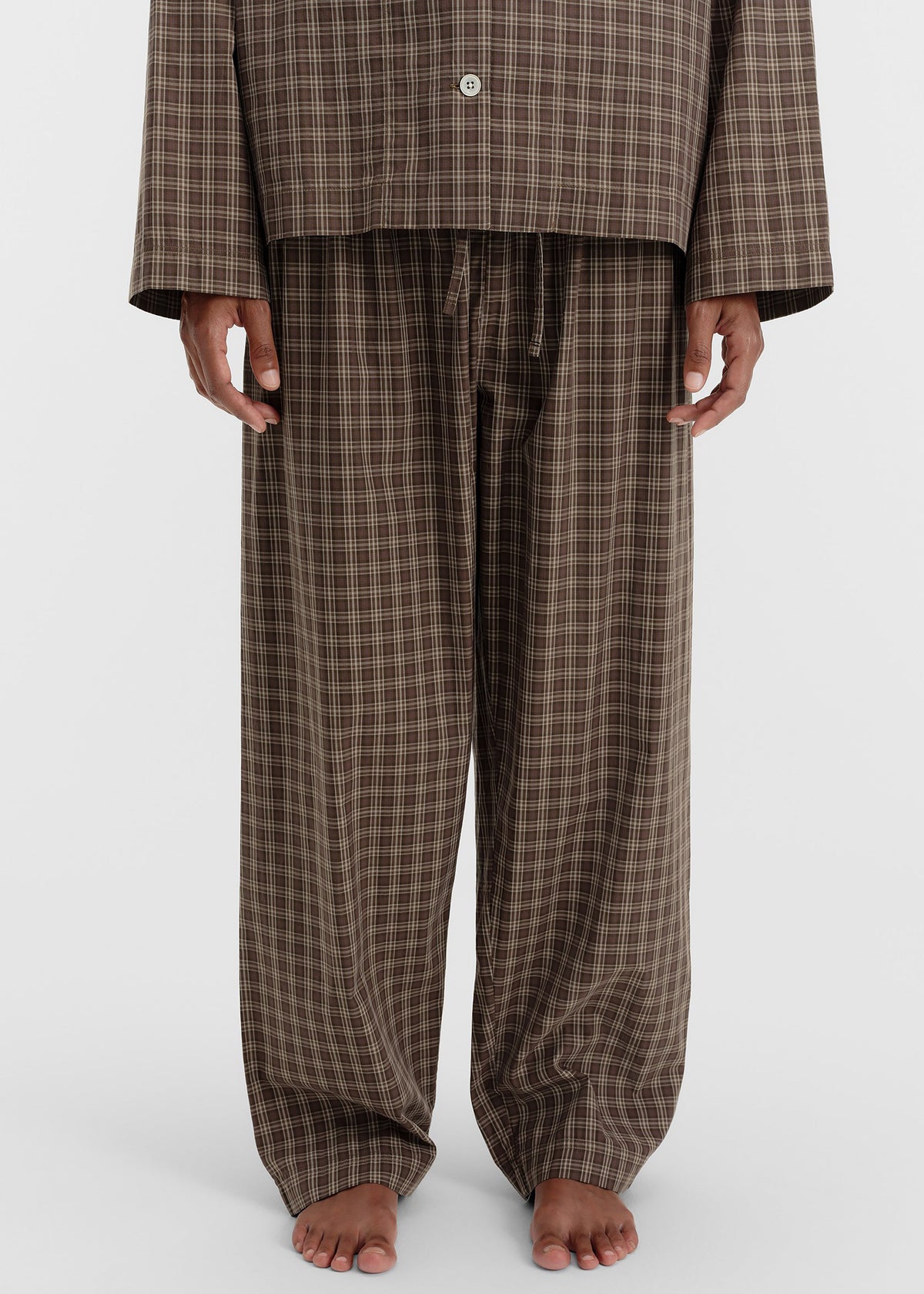 Tekla Fine Twill Pants - Serra Checks β view 3 of 7