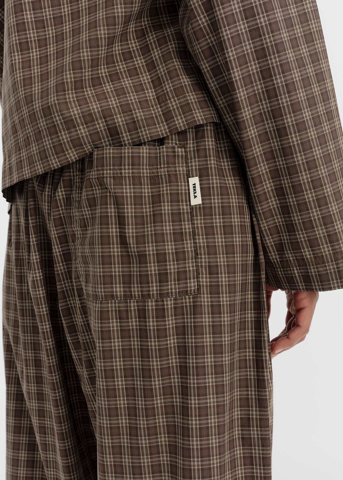 Tekla Fine Twill Pants - Serra Checks β view 2 of 7