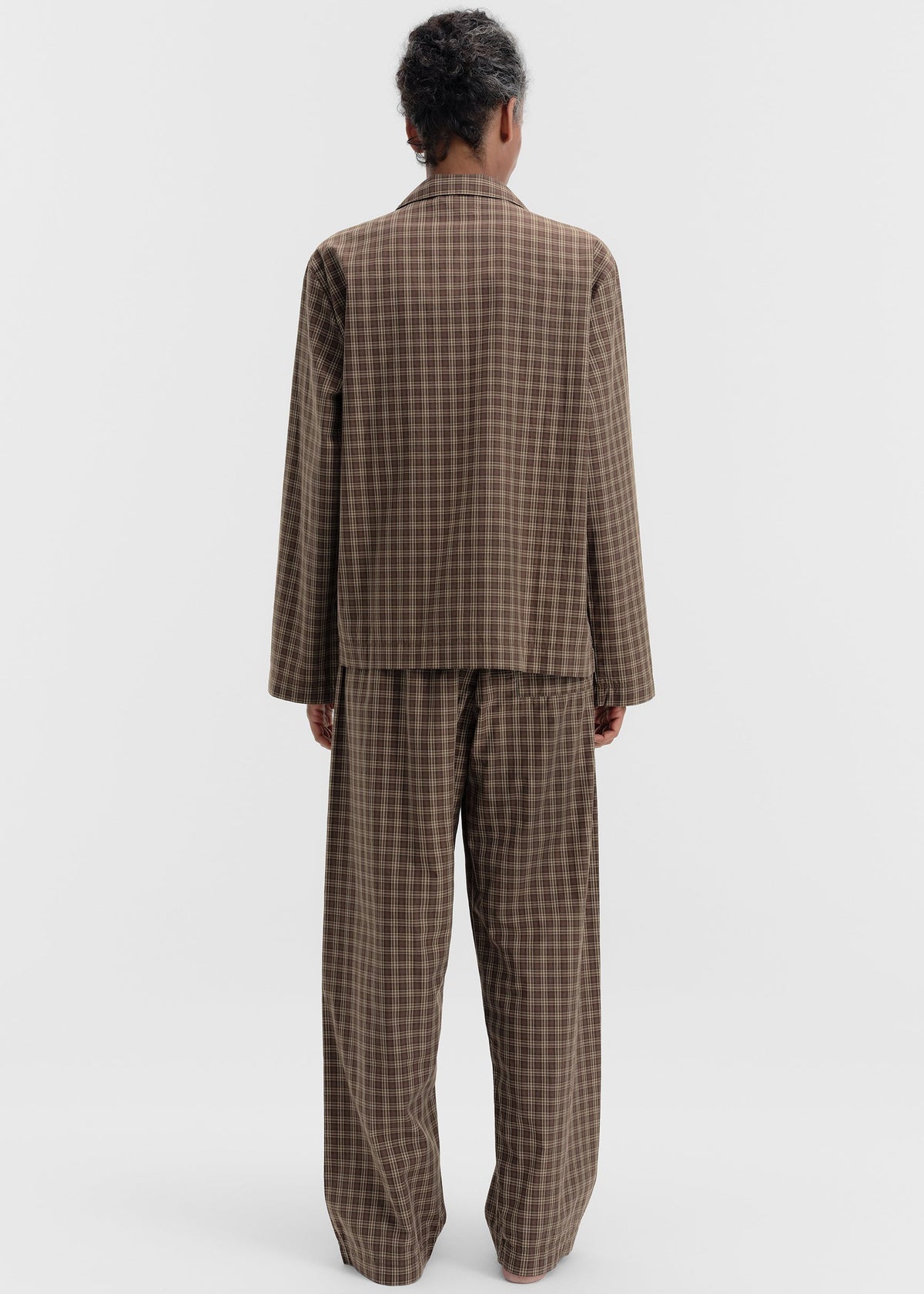 Tekla Fine Twill Pants - Serra Checks β view 7 of 7