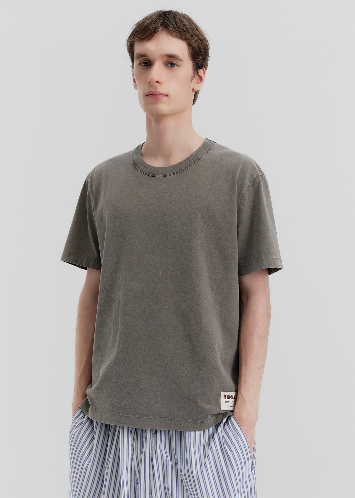 Tekla Men's T-Shirt - Sun Bleached Taupe β view 1 of 5