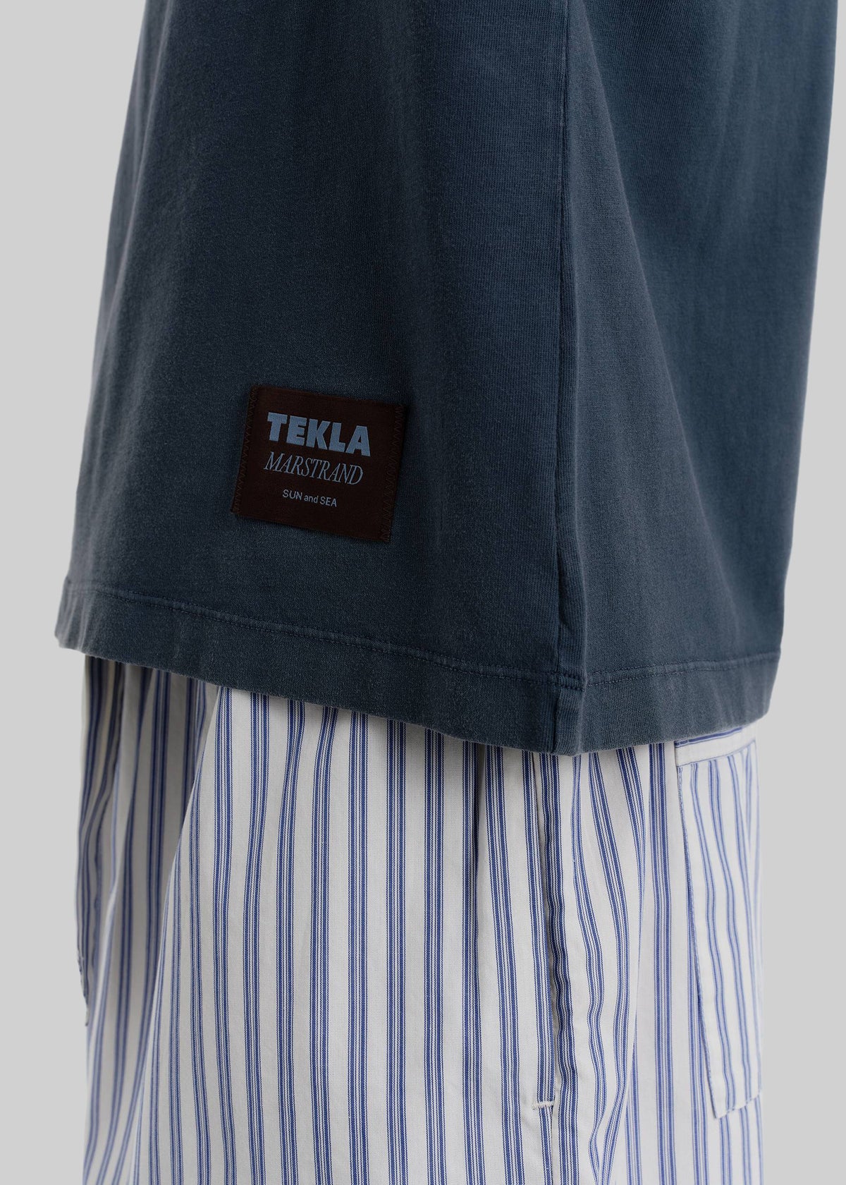 Tekla Men's T-Shirt - Sun Bleached Navy β view 2 of 4