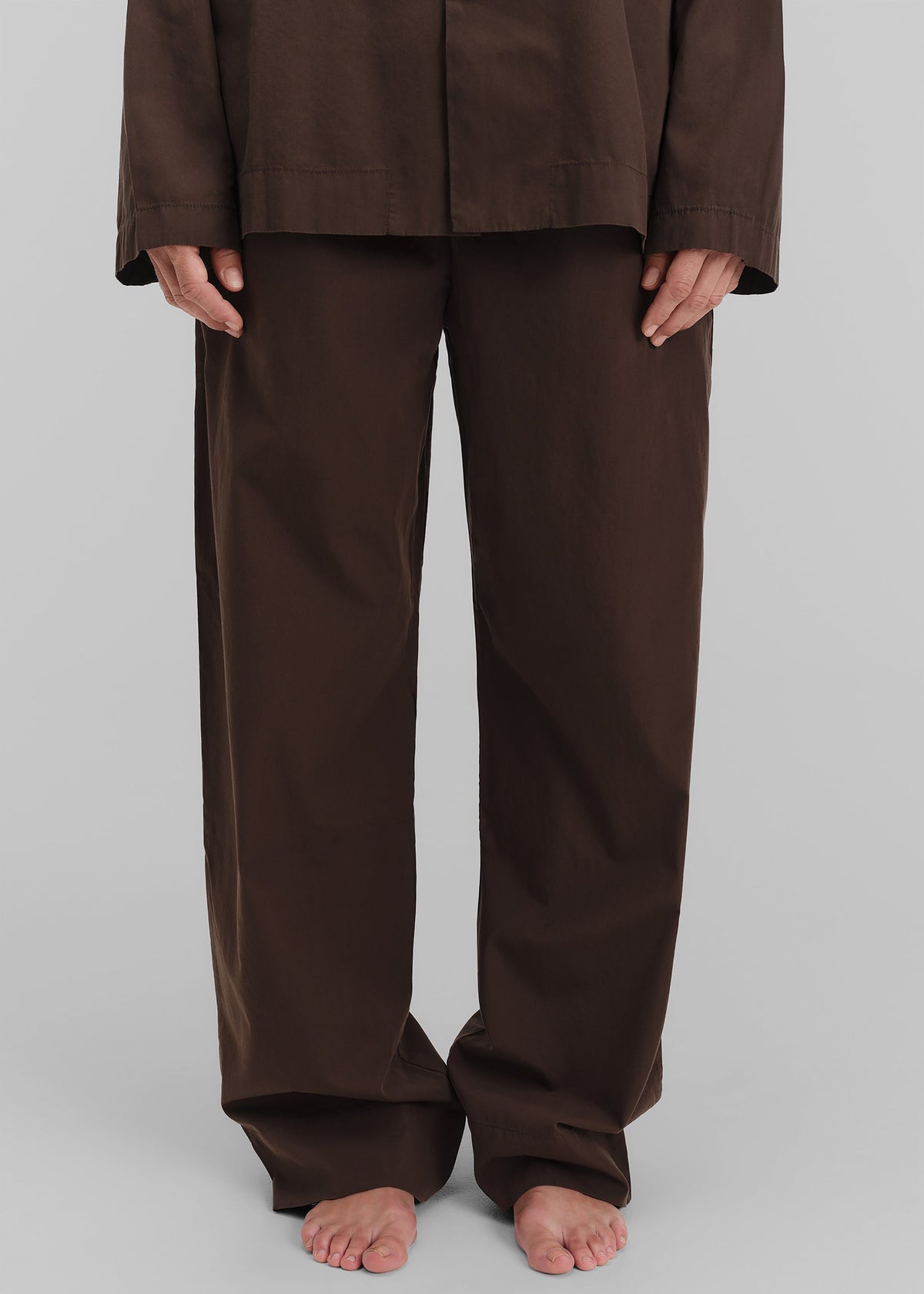 Tekla Poplin Pyjama Pants - Coffee β view 1 of 1