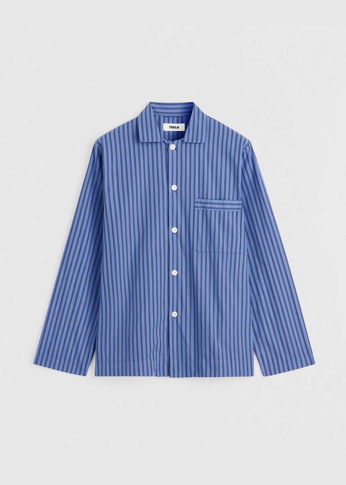 Tekla Poplin Pyjama Shirt - Boro Stripes β view 11 of 11