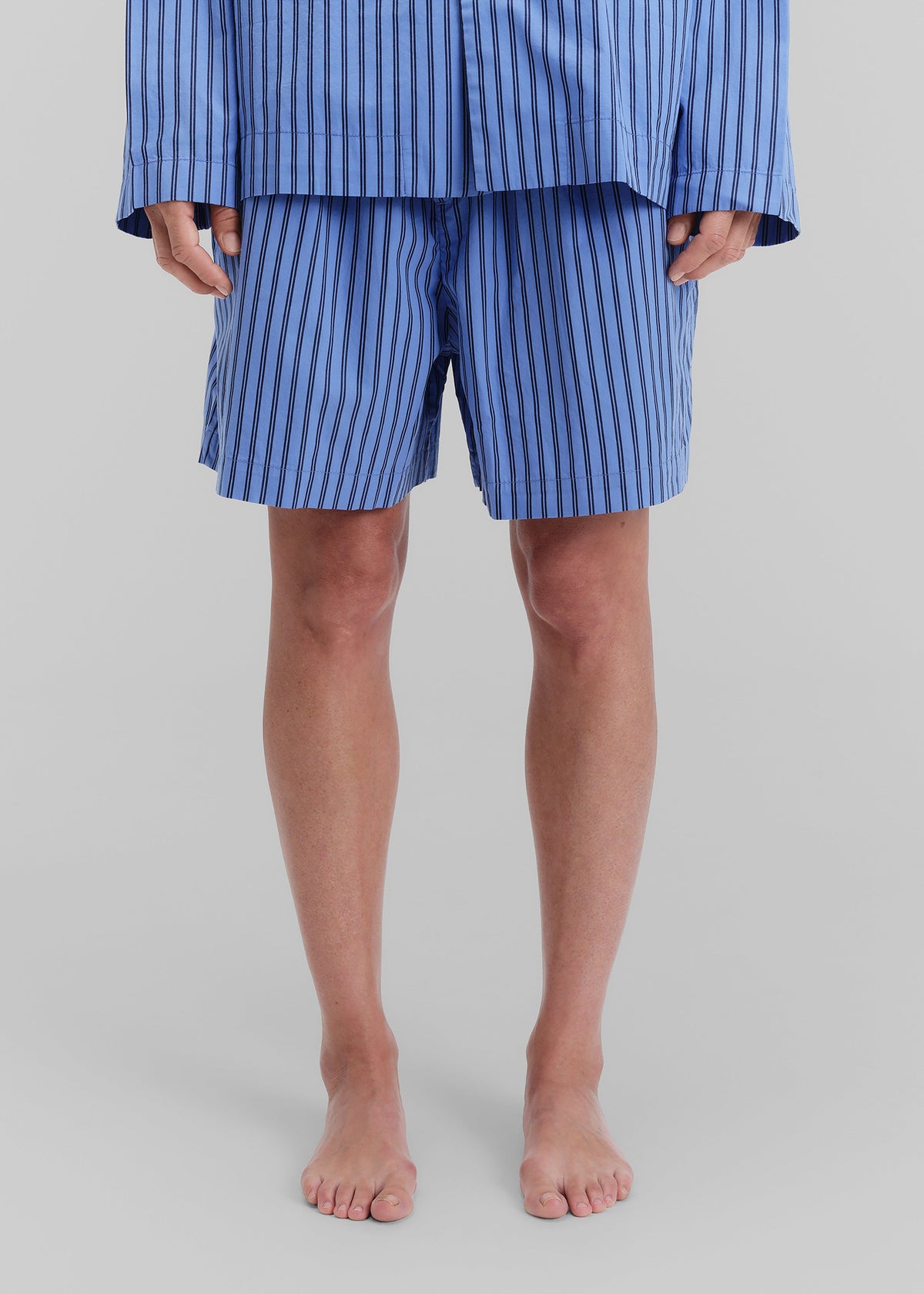 Tekla Poplin Pyjama Shorts - Boro Stripes β view 4 of 10