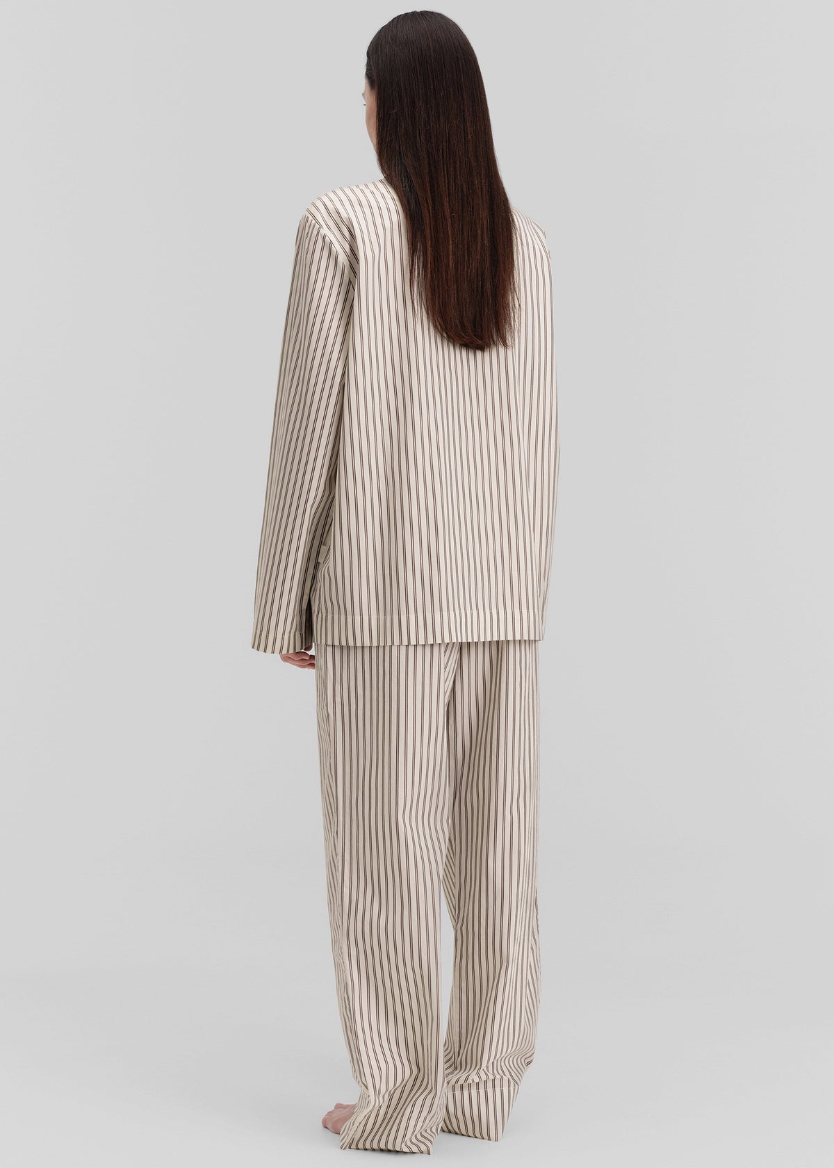 Tekla Poplin Pyjama Shirt - Hopper Stripes β view 12 of 13