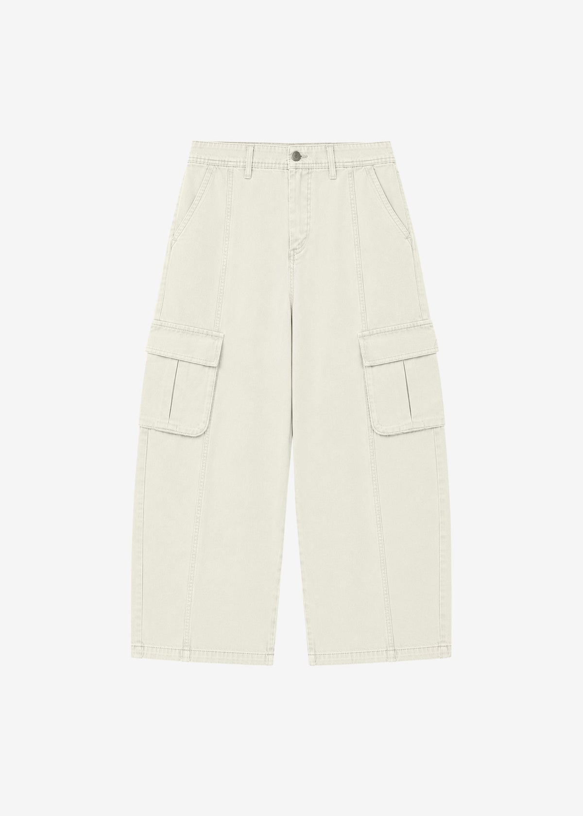 Terence Curved Cargo Pants - Light Beige β view 10 of 10