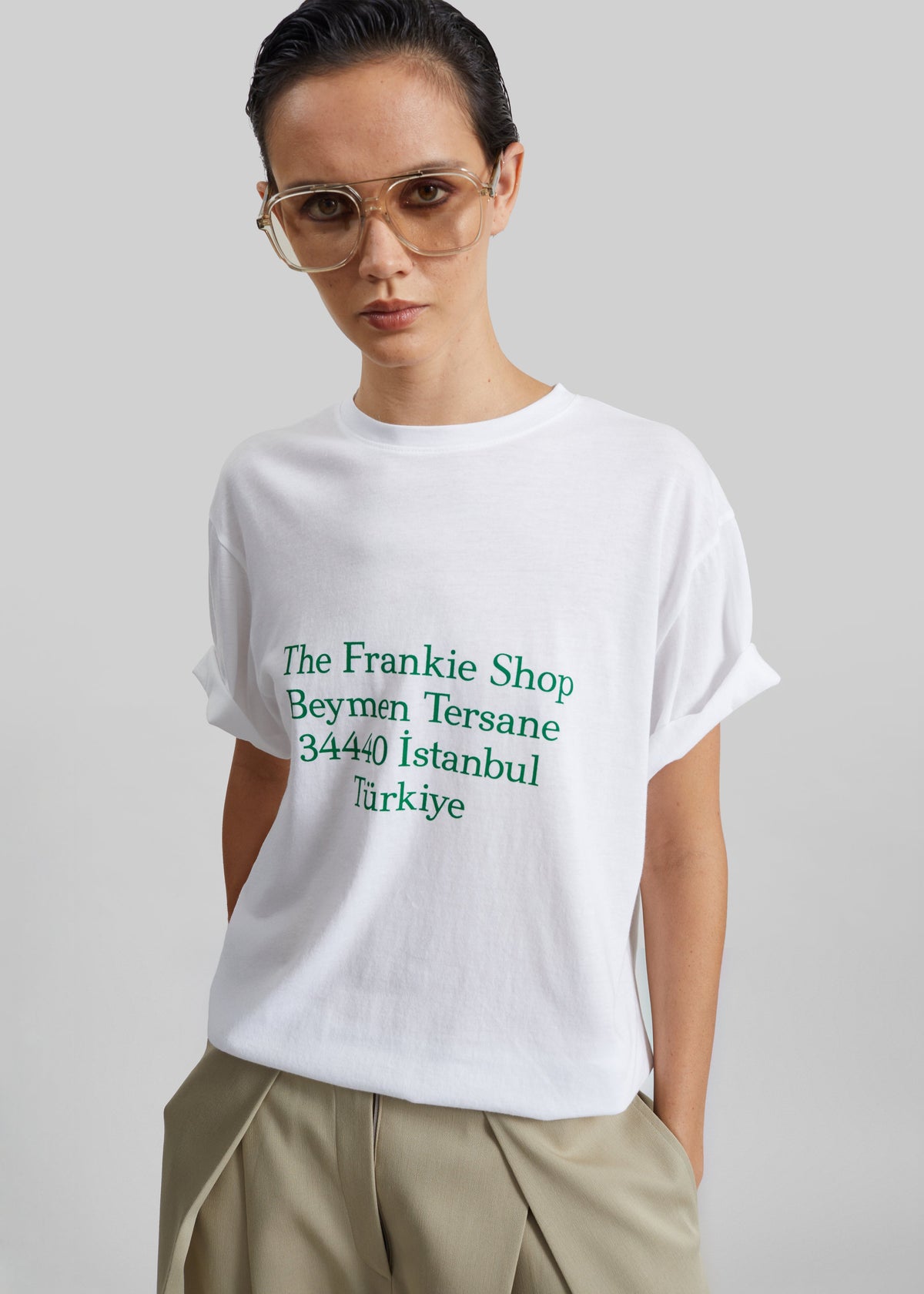 Nickishop Beymen T-Shirt - White/Green β view 2 of 4