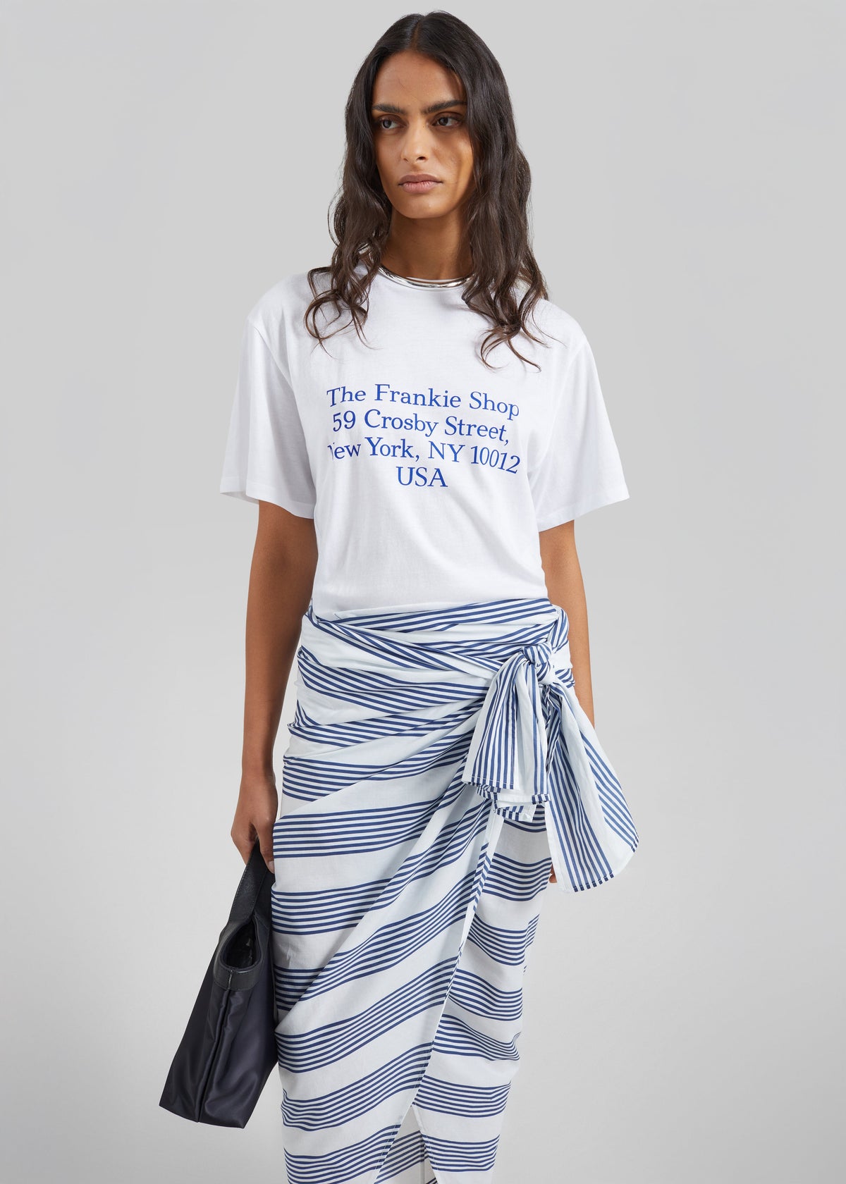 Nickishop Crosby T-Shirt - White/Blue β view 1 of 4