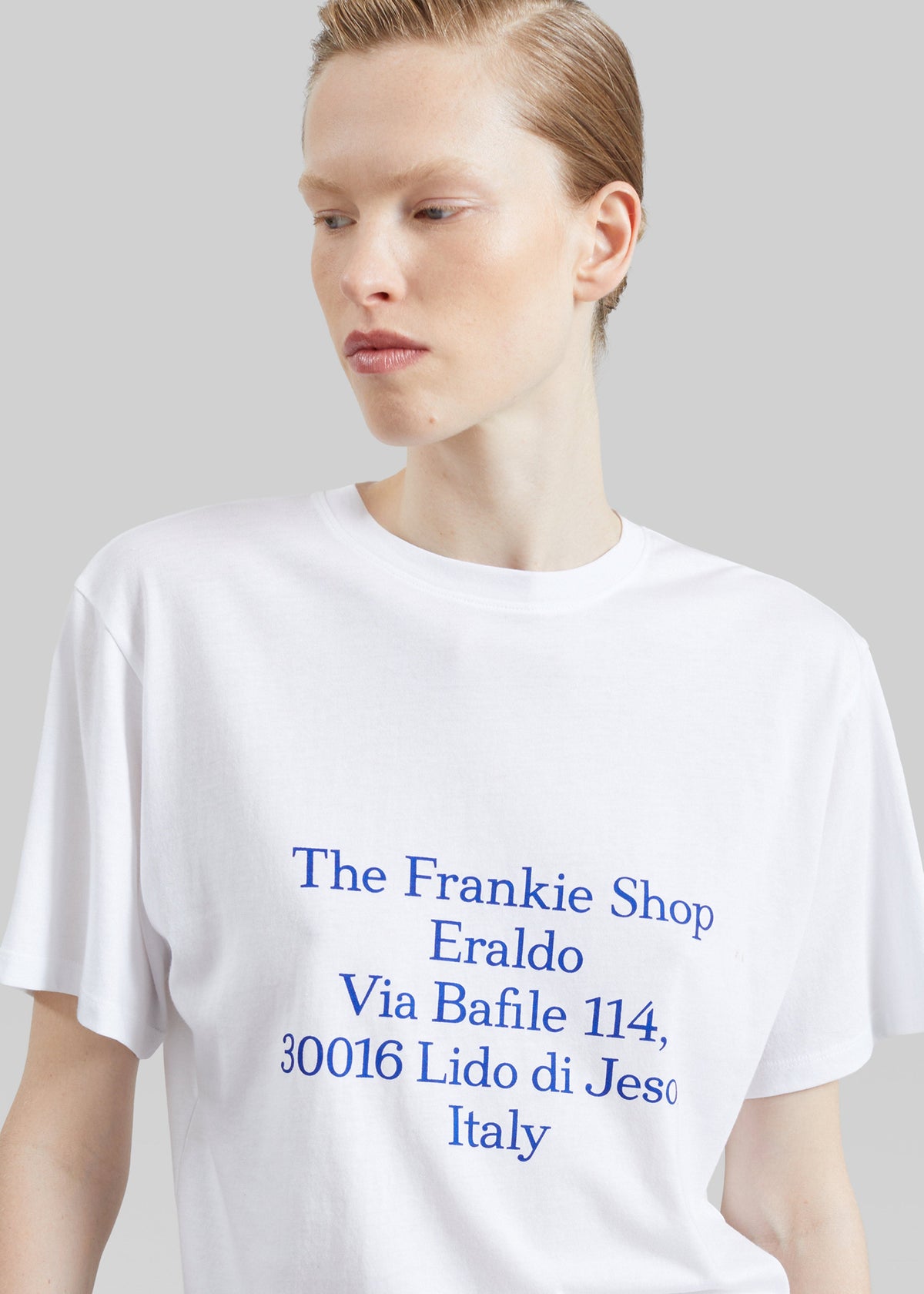 Nickishop Eraldo T-Shirt - White/Blue β view 2 of 5