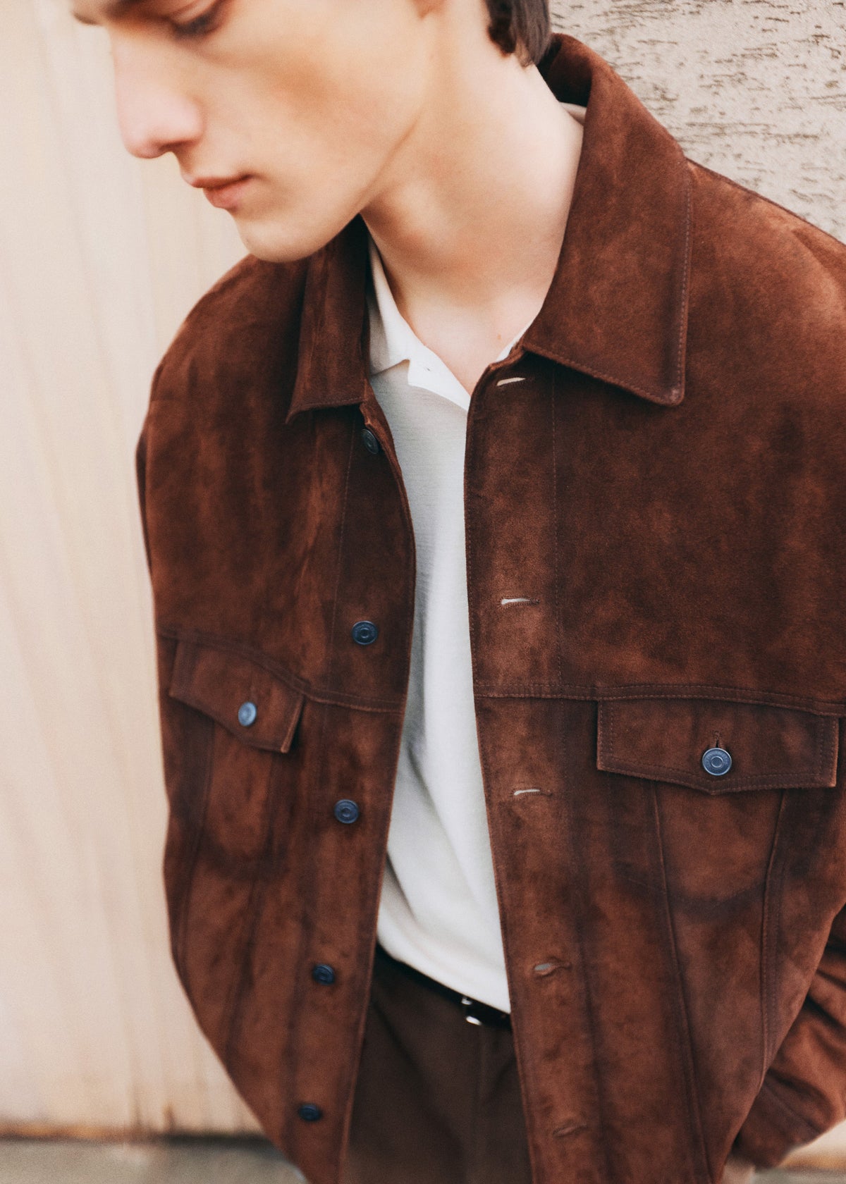 Conan Suede Jacket - Brown β view 2 of 11