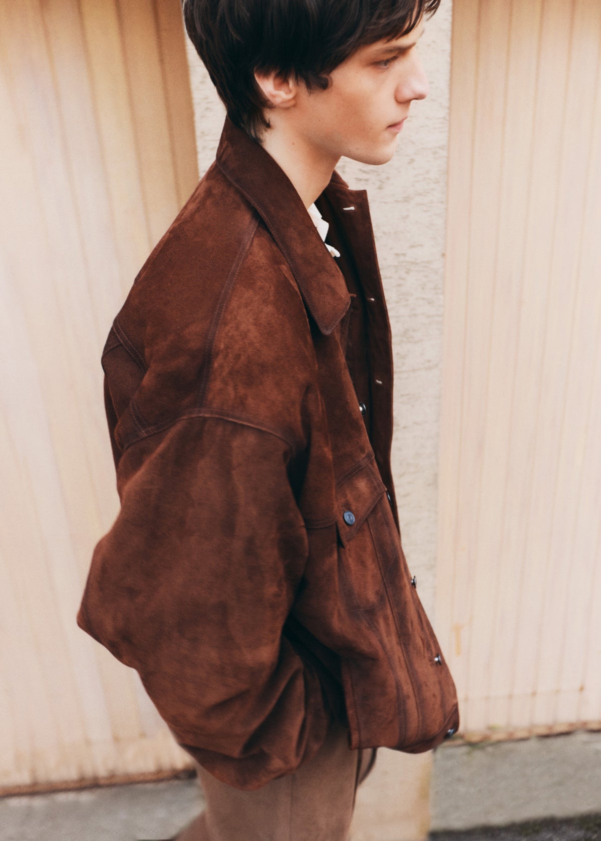 Conan Suede Jacket - Brown β view 7 of 11