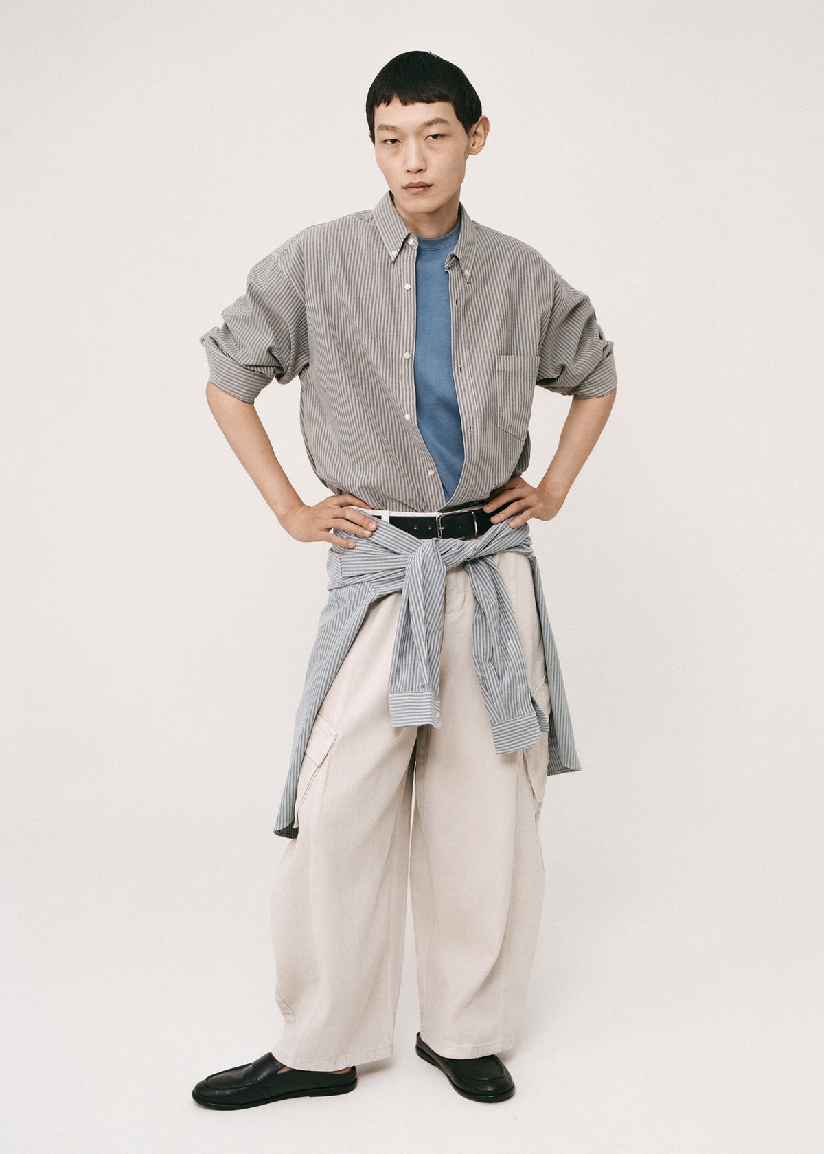 Legan Shirt - Grey Stripe β view 5 of 9
