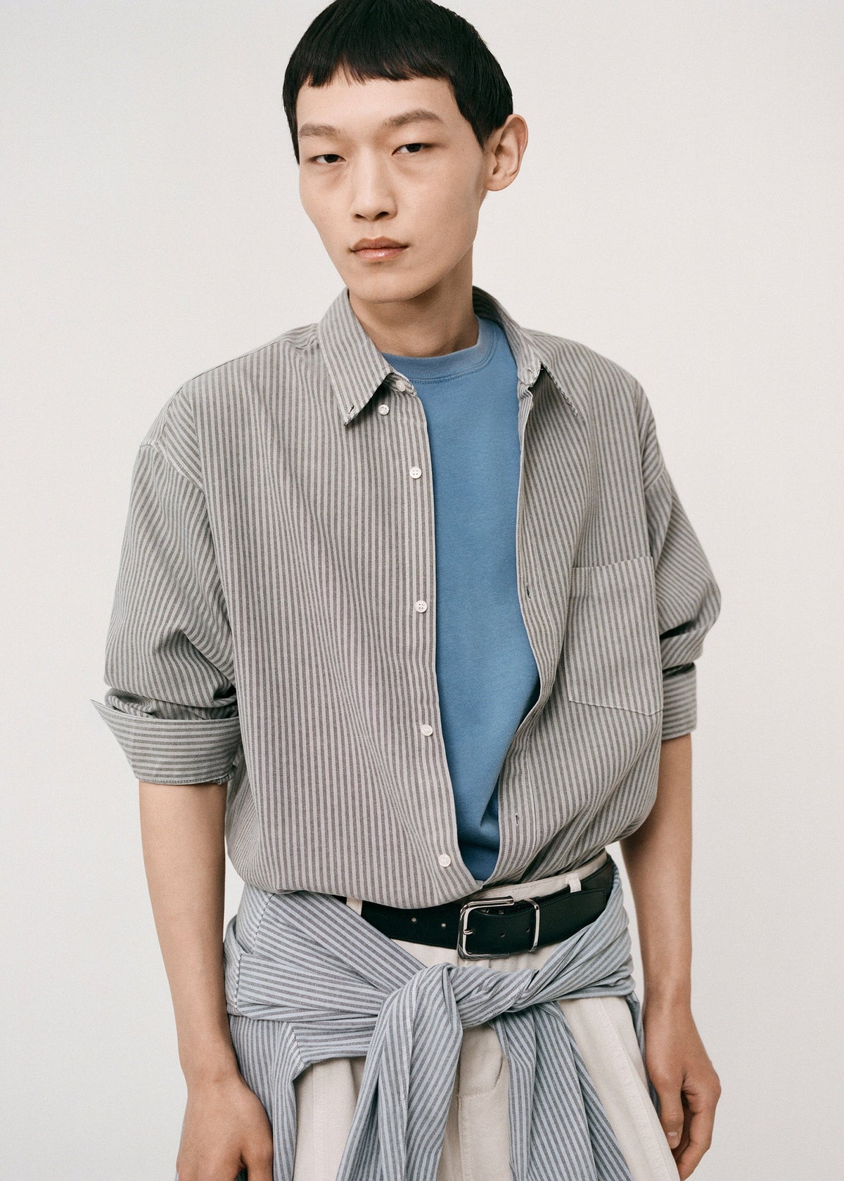 Legan Shirt - Grey Stripe β view 7 of 9