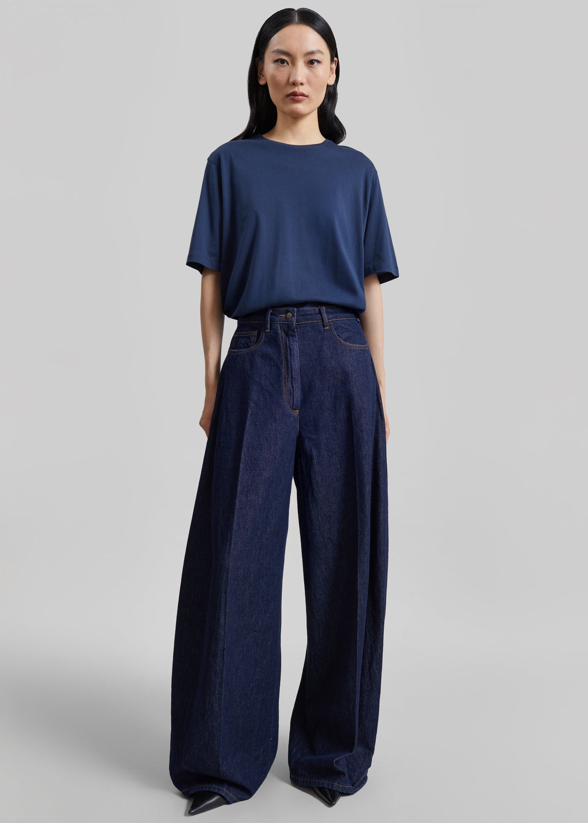 TheLatest Evie Denim Pants - Blue β view 3 of 8