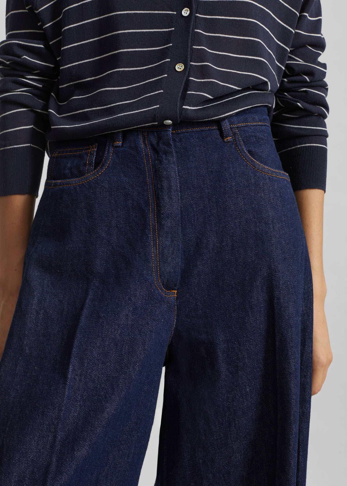 TheLatest Evie Denim Pants - Blue β view 4 of 8