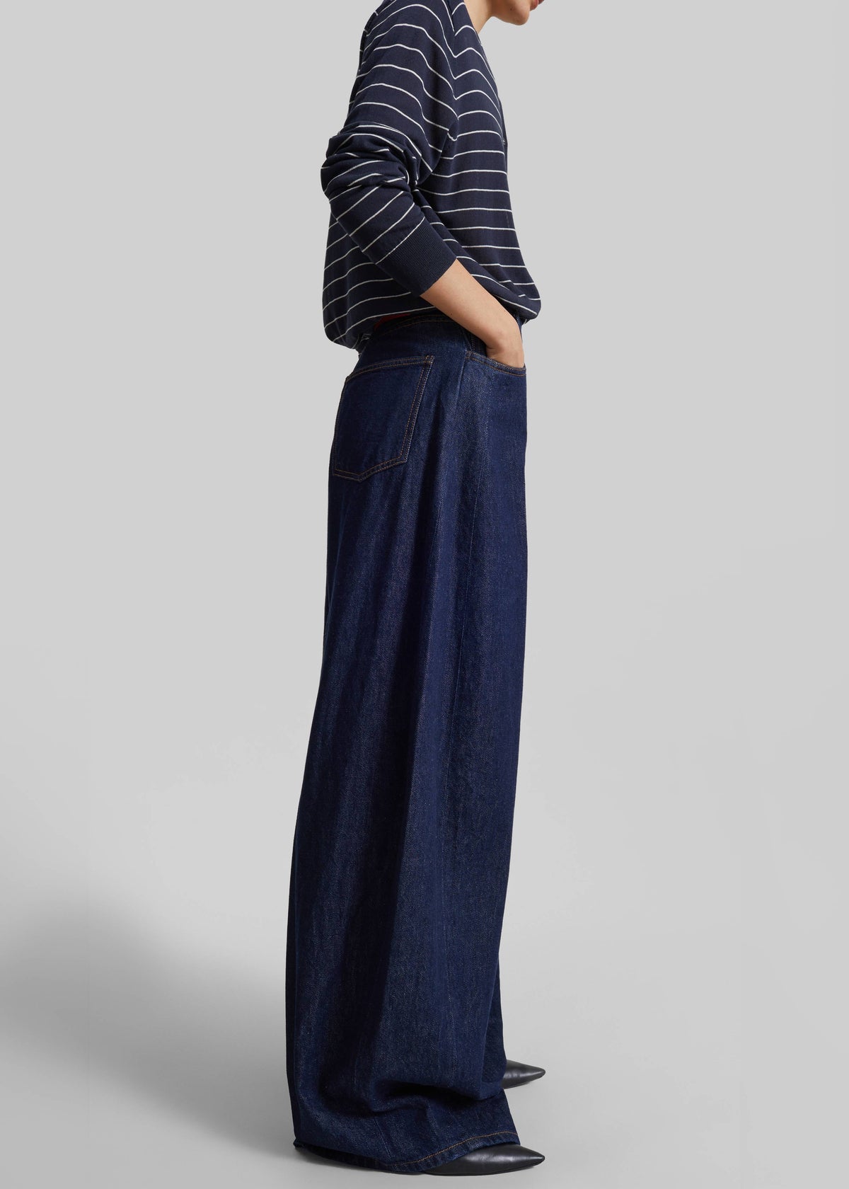 TheLatest Evie Denim Pants - Blue β view 6 of 8
