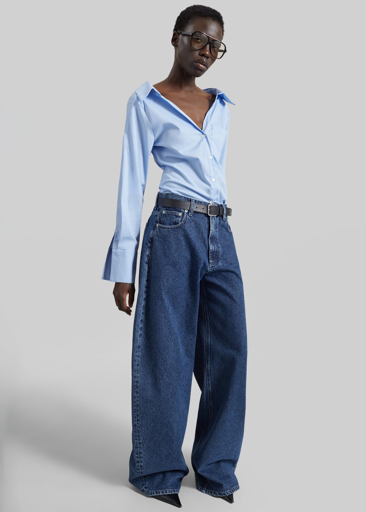 Tiona Fitted Shirt - Light Blue β view 2 of 6