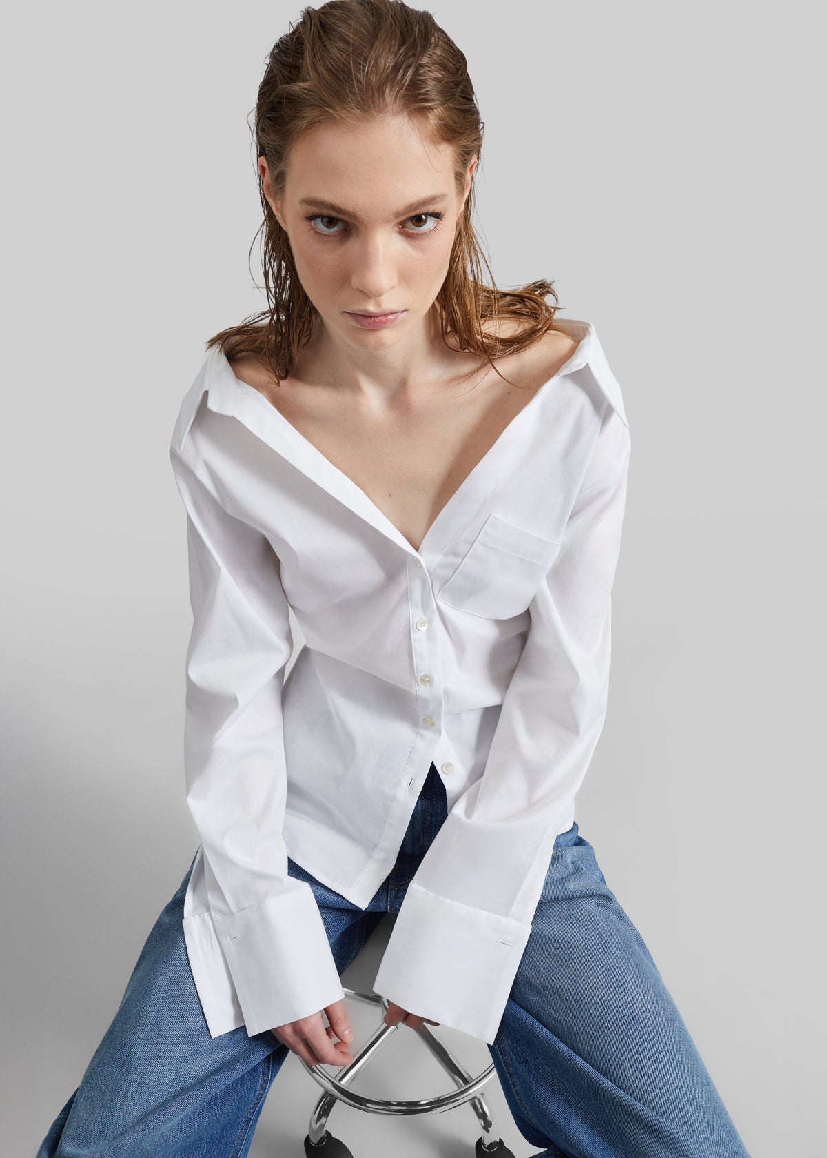 Tiona Fitted Shirt - White β view 1 of 1