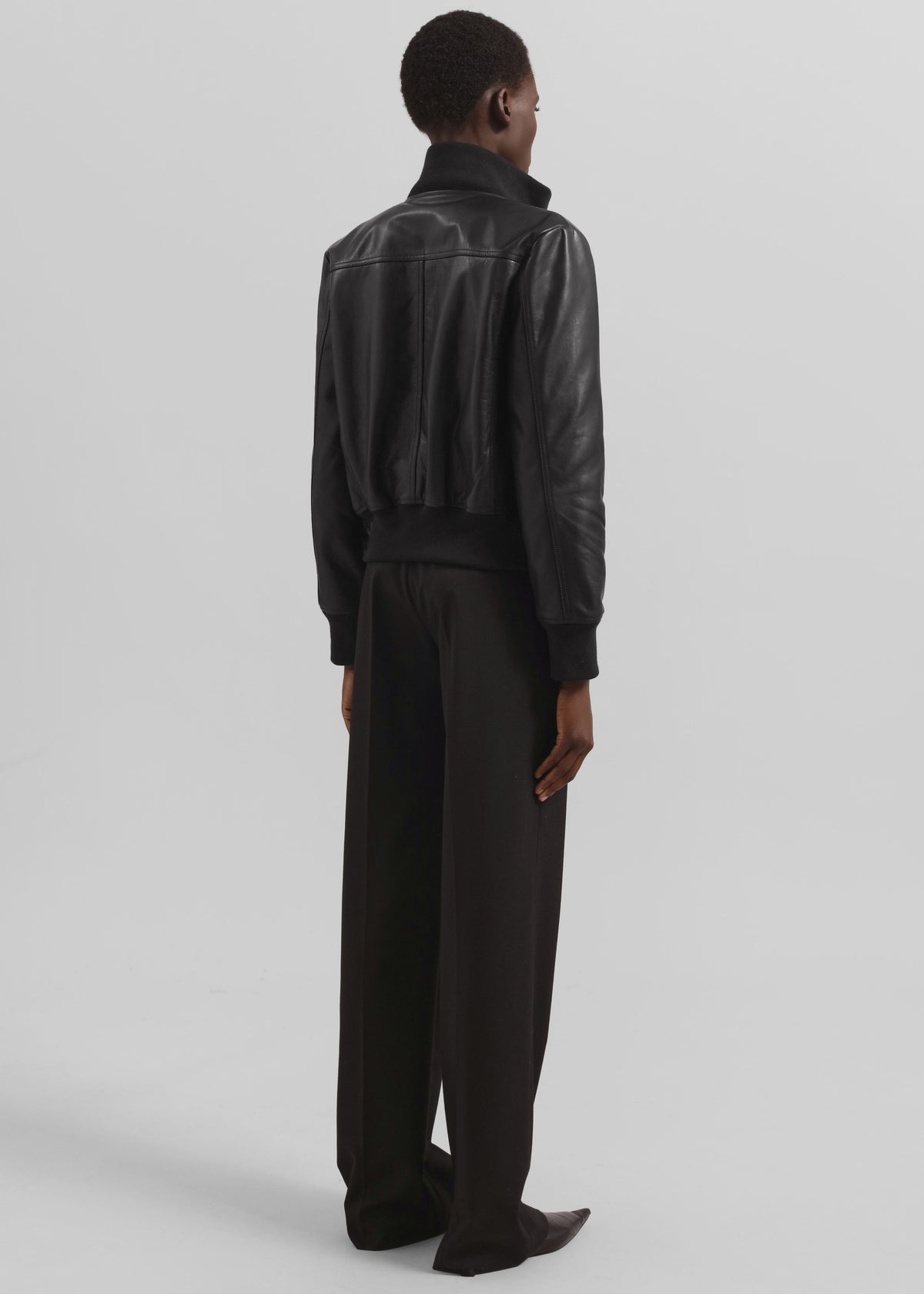 Tobias Leather Jacket - Black β view 6 of 7