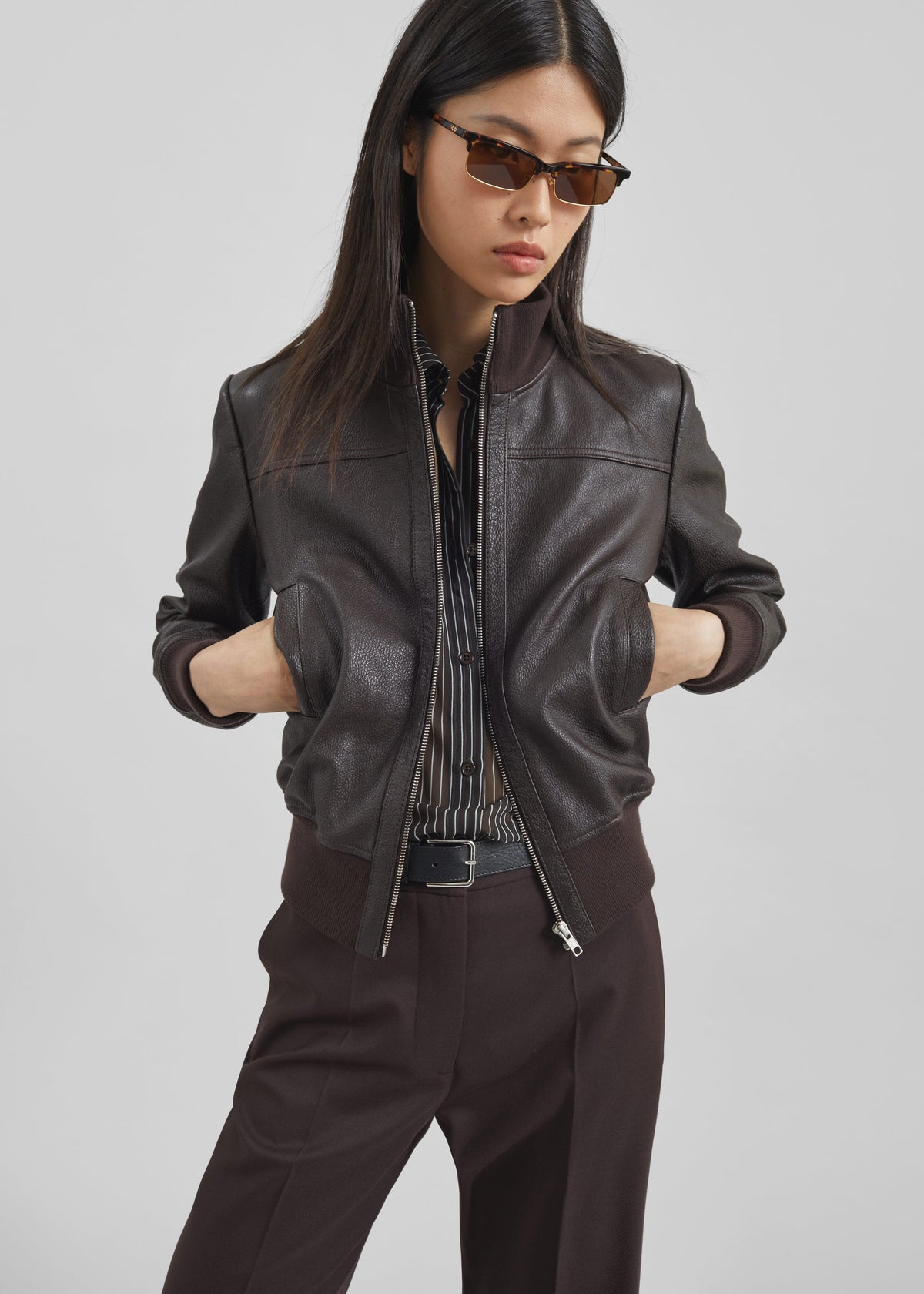 Tobias Leather Jacket - Vintage Brown β view 1 of 6