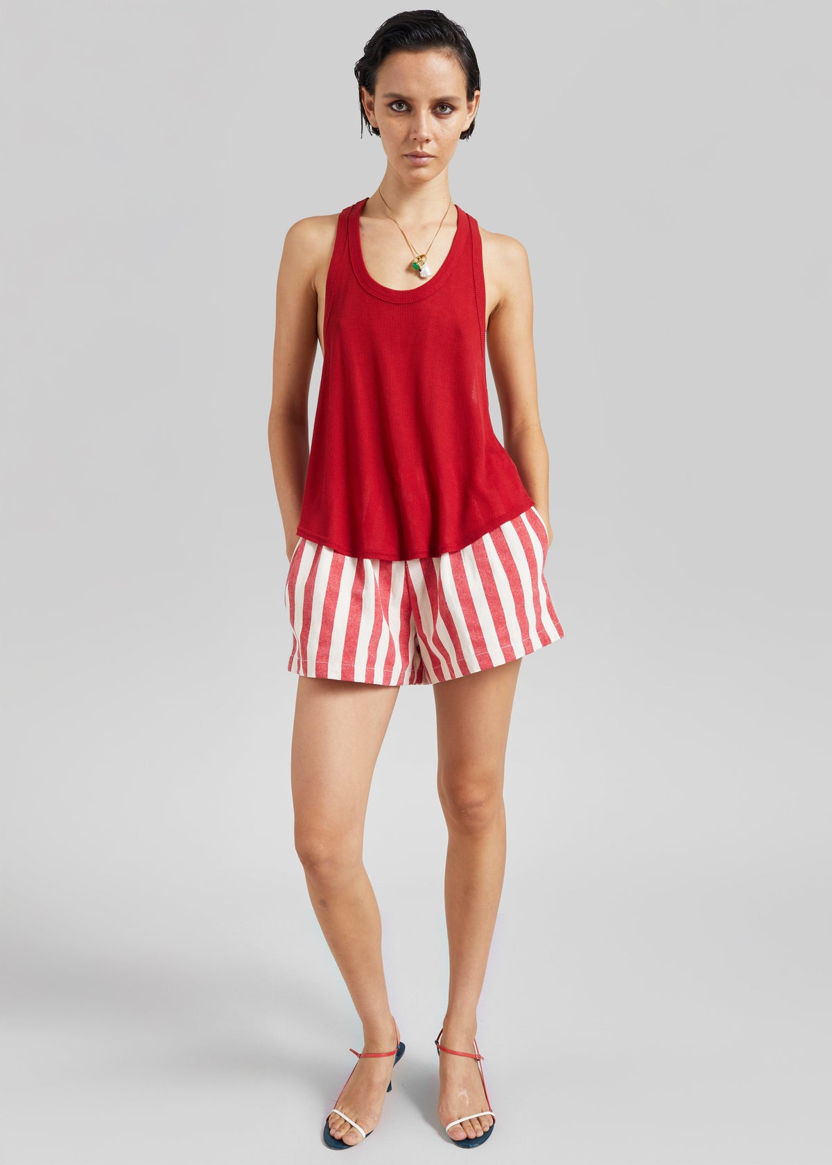 Tolfa Soft Tank Top - Red β view 3 of 6