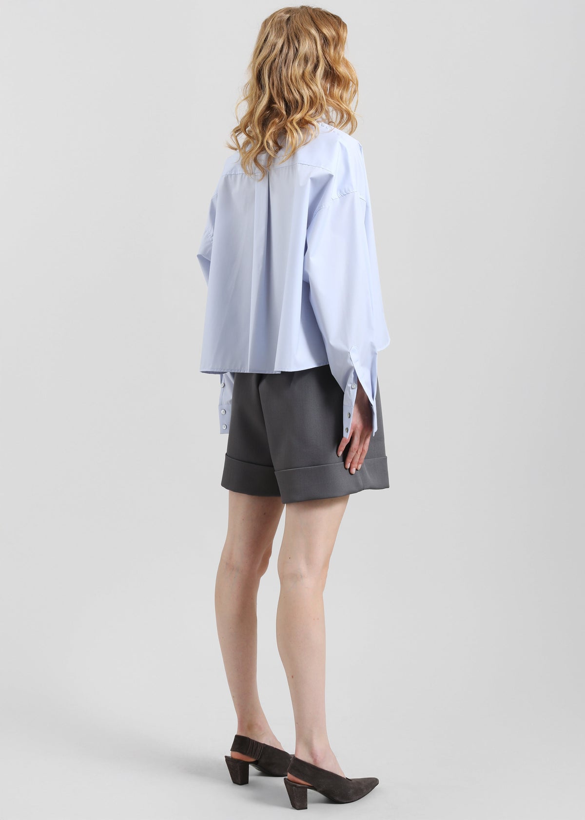 Tolmer Cuffed Shorts - Storm Grey β view 7 of 7