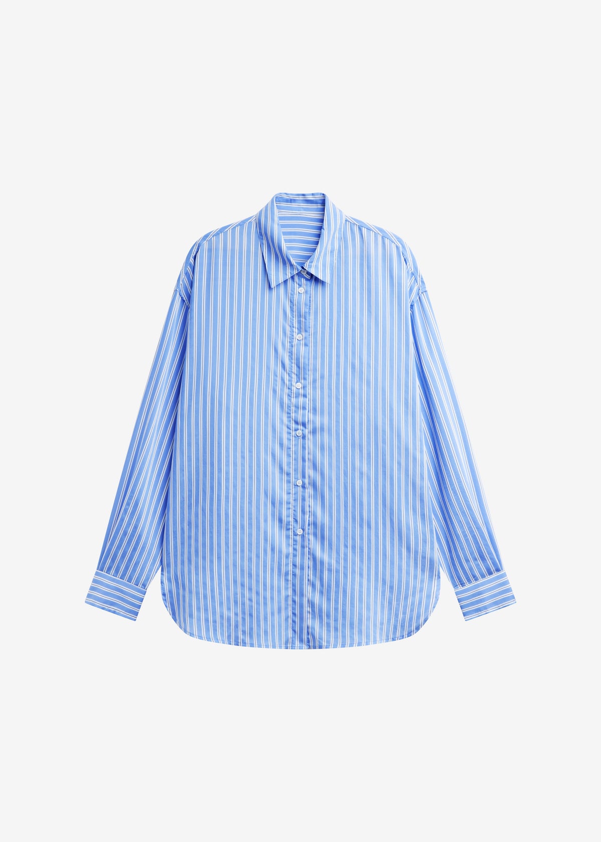 Toscane Oversized Shirt - Blue/White Stripe β view 11 of 11