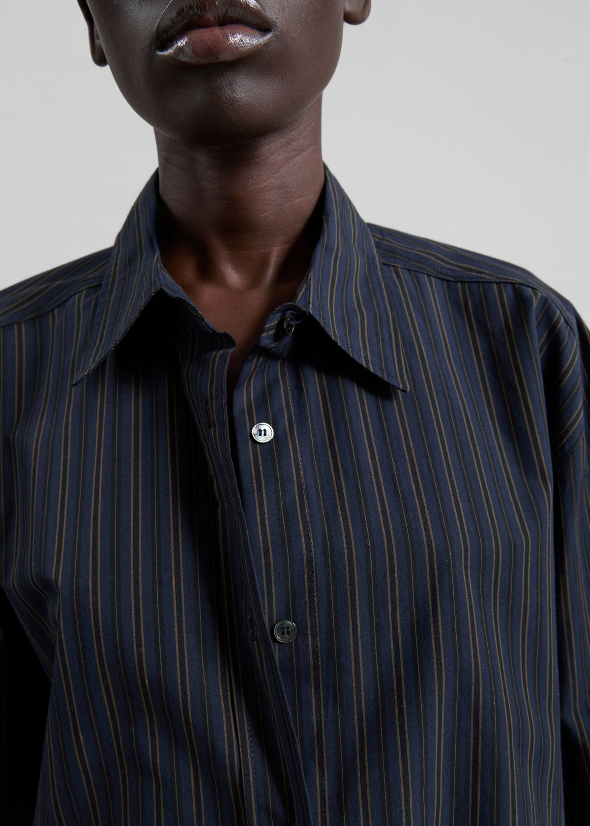 Toulon Shirt - Navy/Black Stripe β view 3 of 7