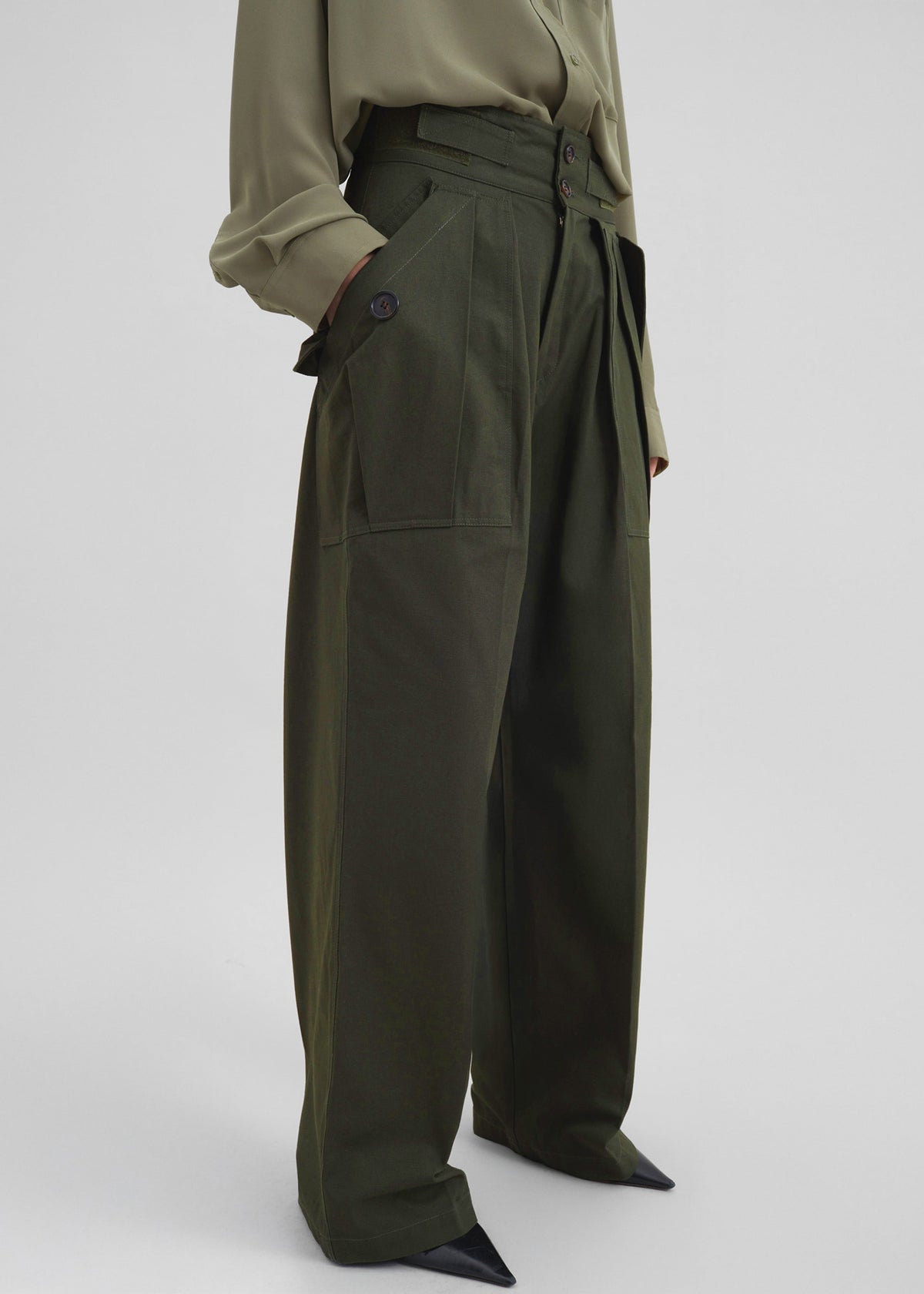 Tova Cargo Pants - Deep Green β view 6 of 9