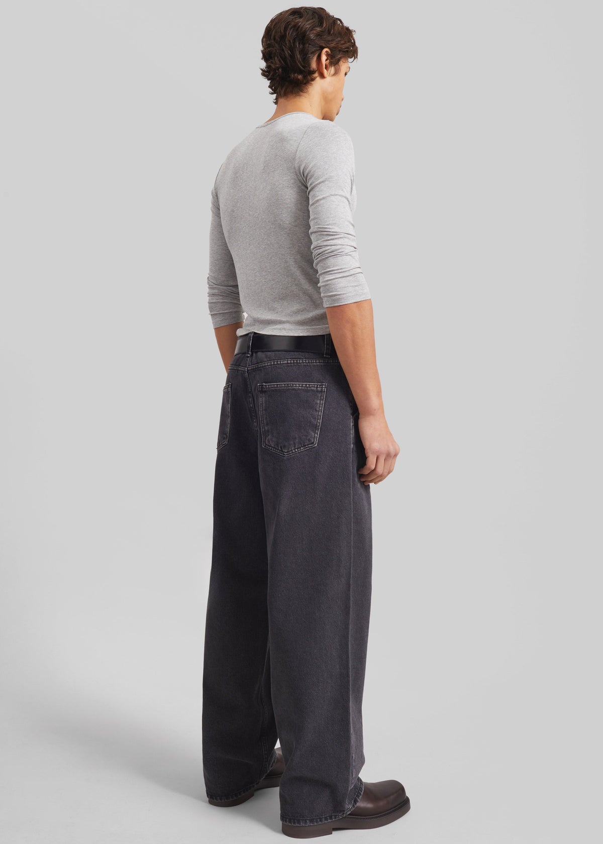 Trafal Wide Jeans - Black Wash β view 7 of 8