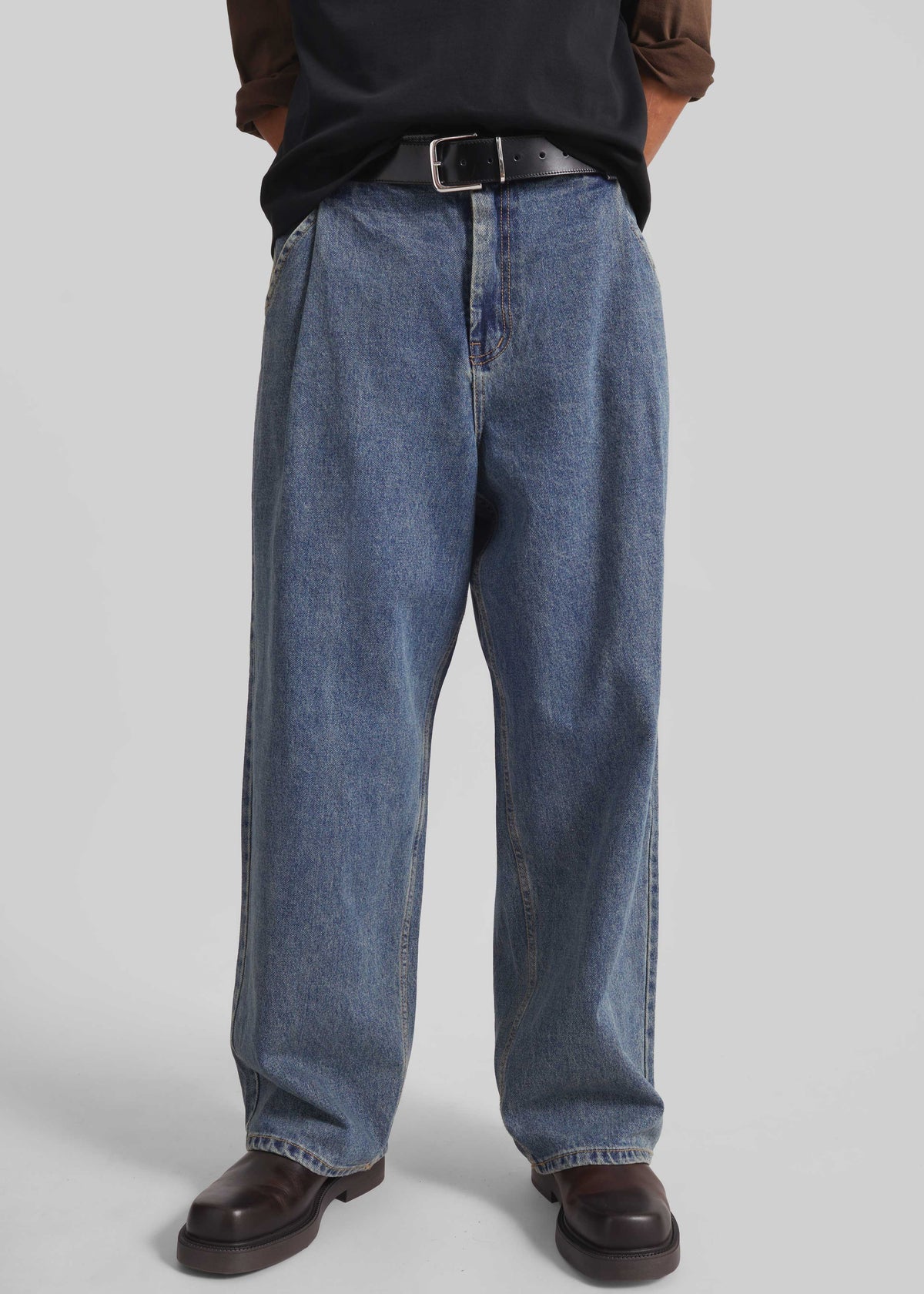 Trafal Wide Jeans - Blue Wash β view 3 of 7