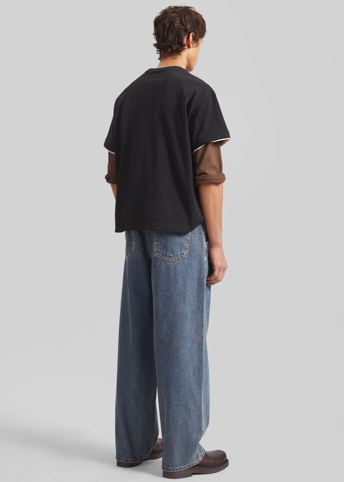 Trafal Wide Jeans - Blue Wash β view 6 of 7