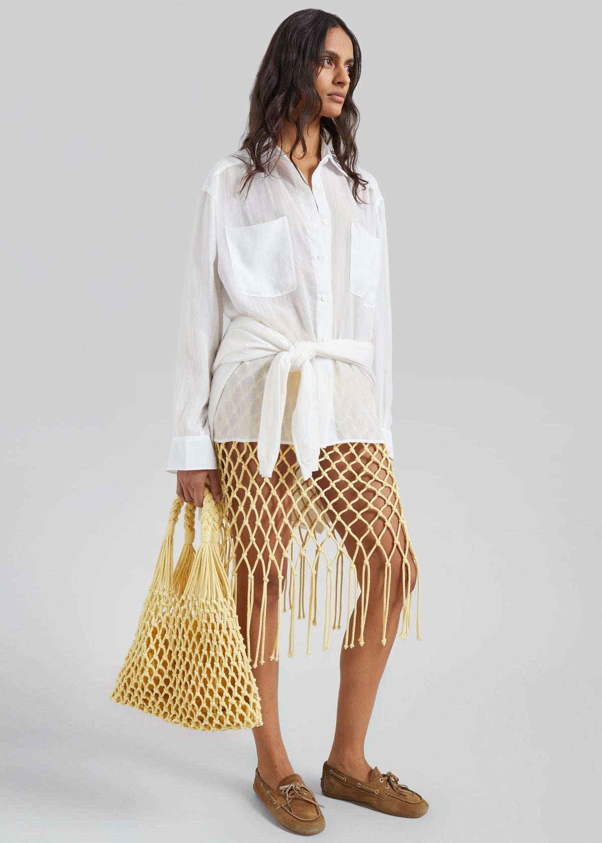 Trevas Sheer Shirt - White β view 8 of 10