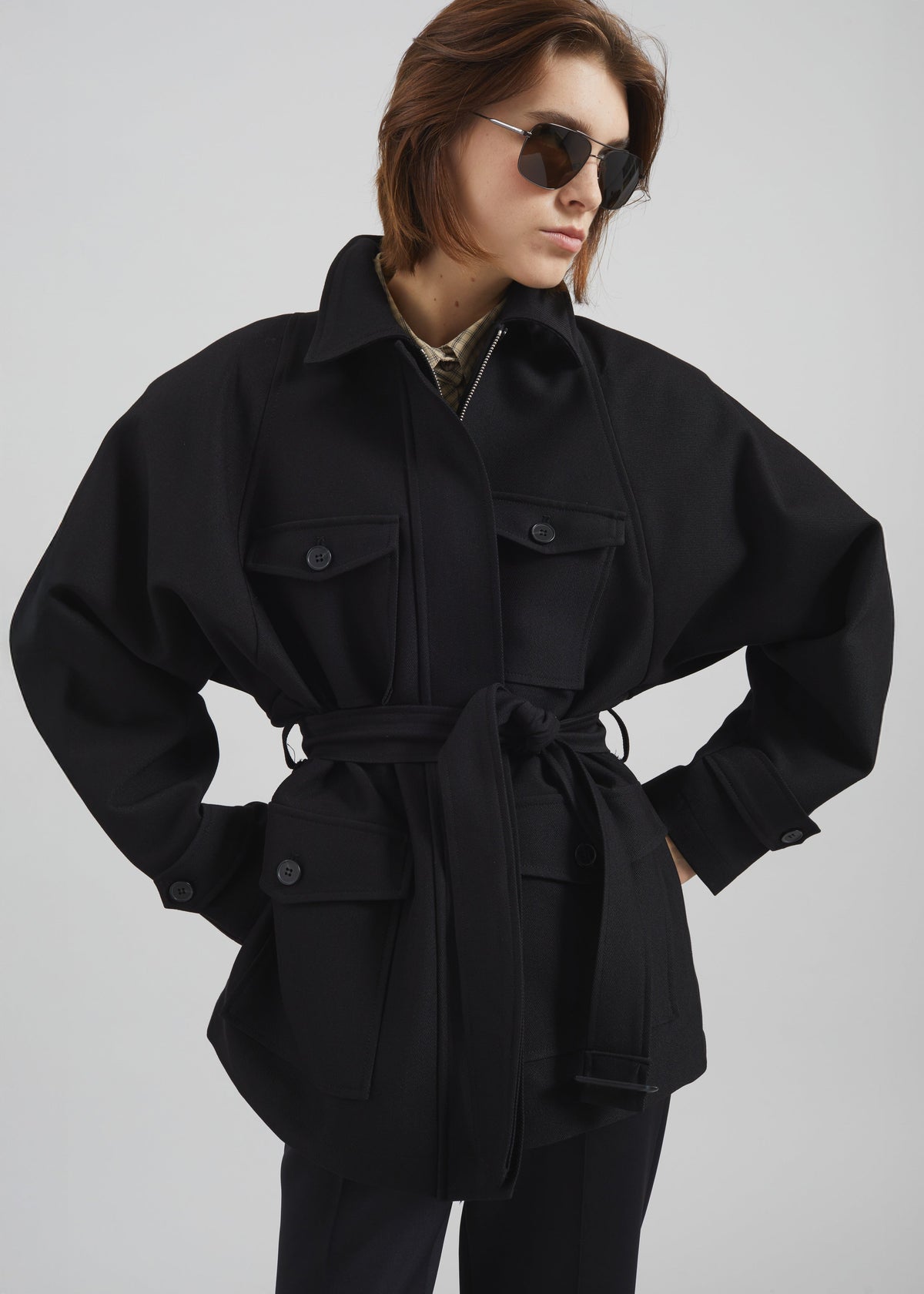 Trevose Padded Utility Jacket - Black β view 8 of 11