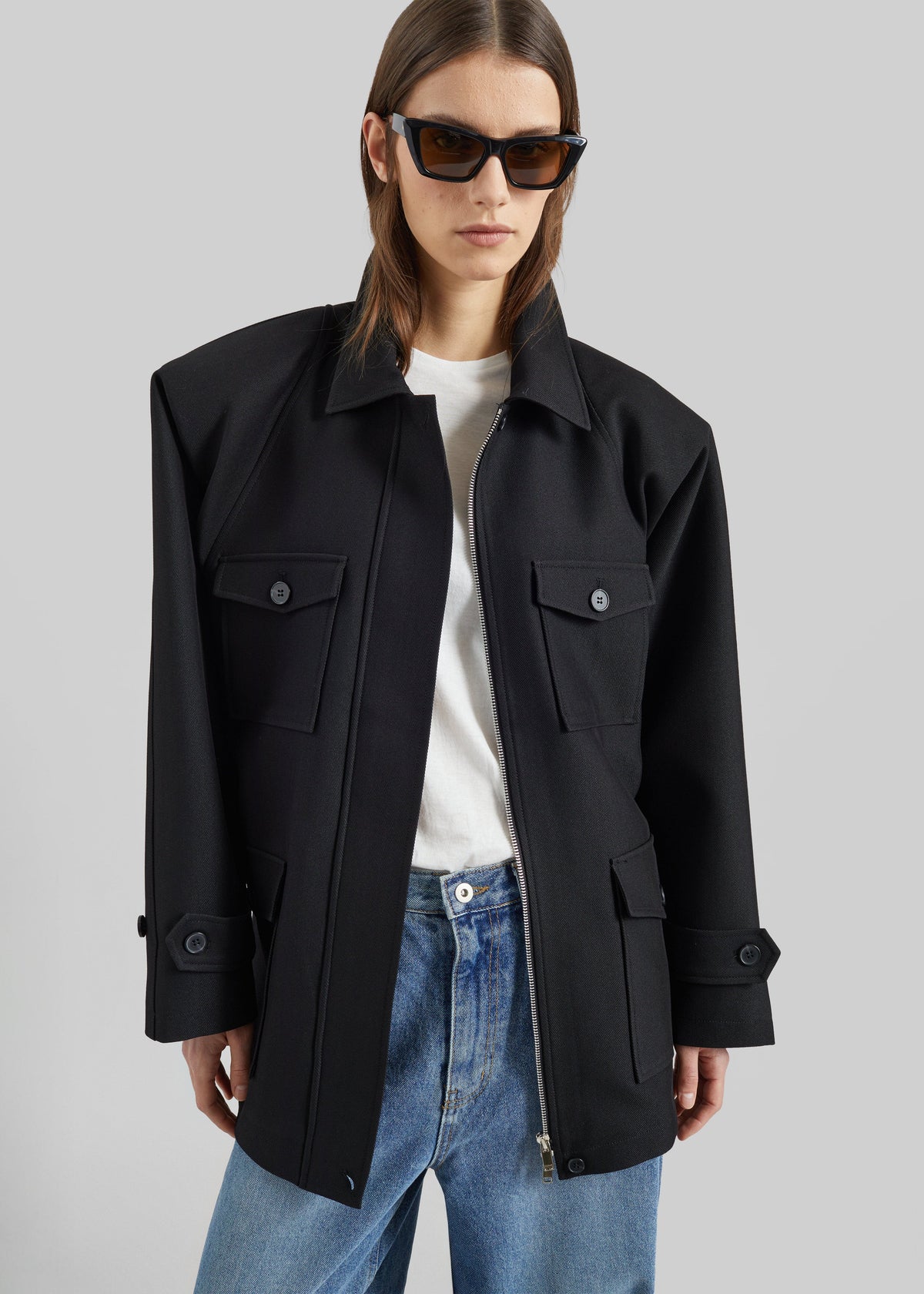Trevose Padded Utility Jacket - Black β view 5 of 11