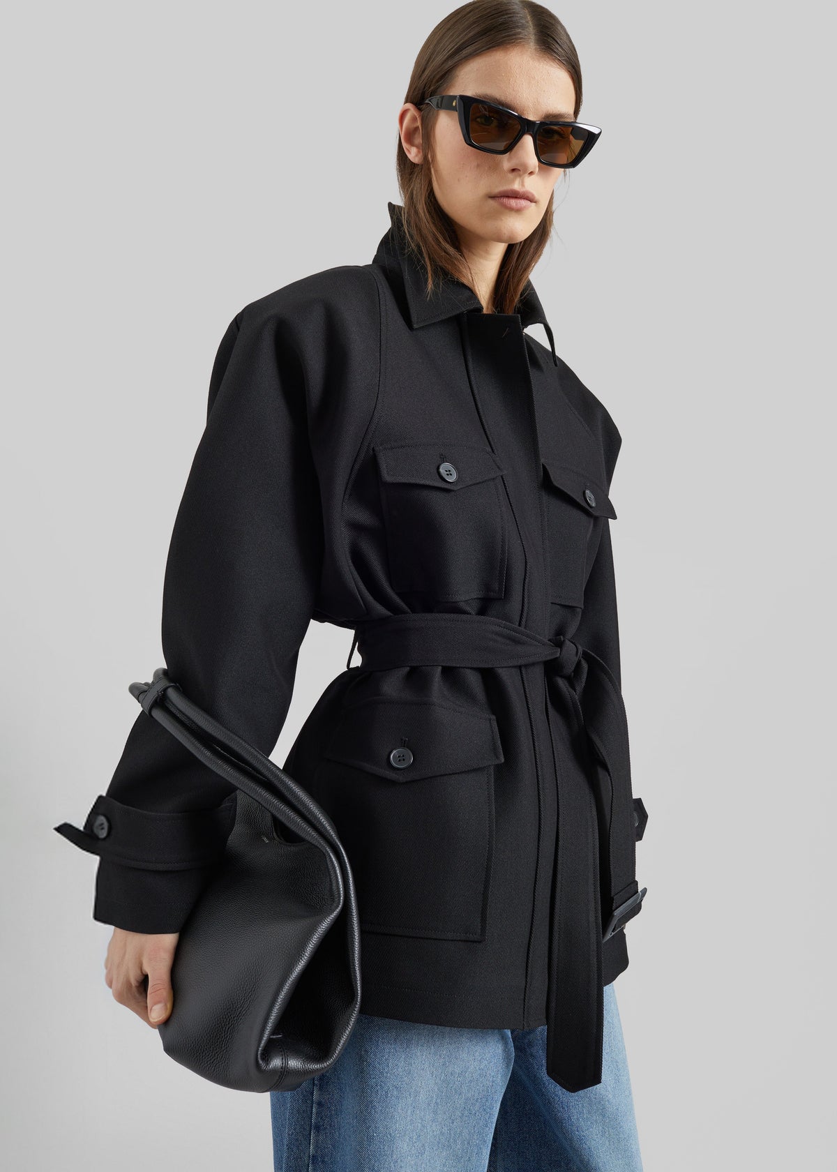 Trevose Padded Utility Jacket - Black β view 3 of 11